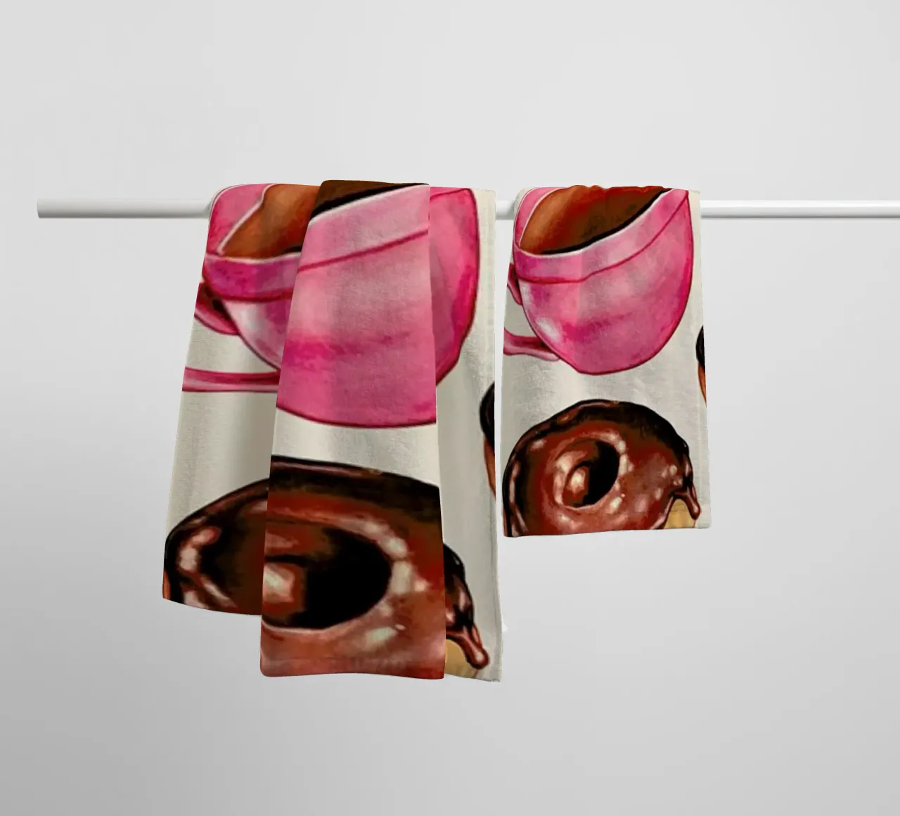 Coffee Patterns Coffee Chocolate asciugamano da bagno da Kelly Gilleran
