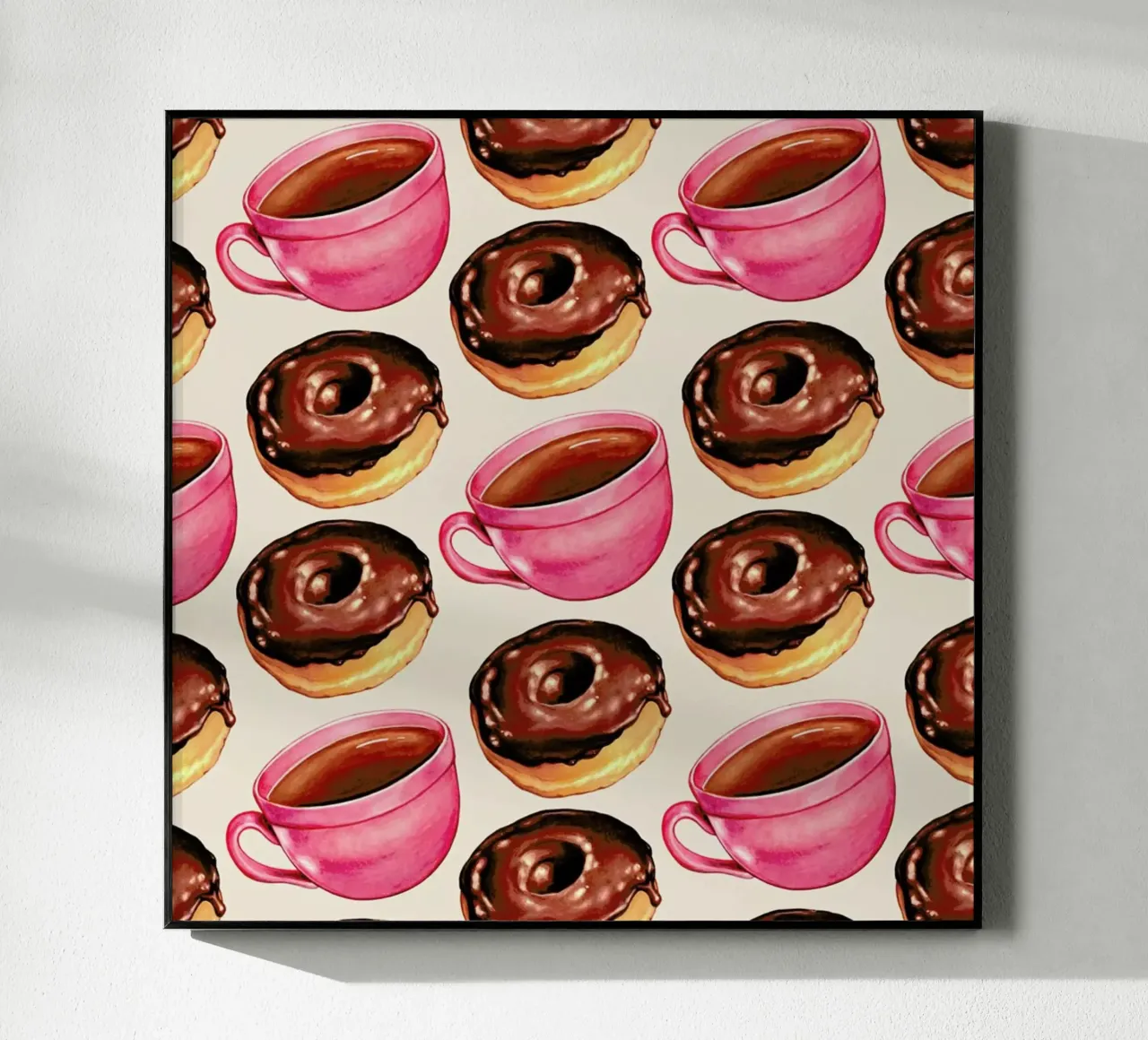 Coffee Patterns Coffee Chocolate plexiglass da Kelly Gilleran