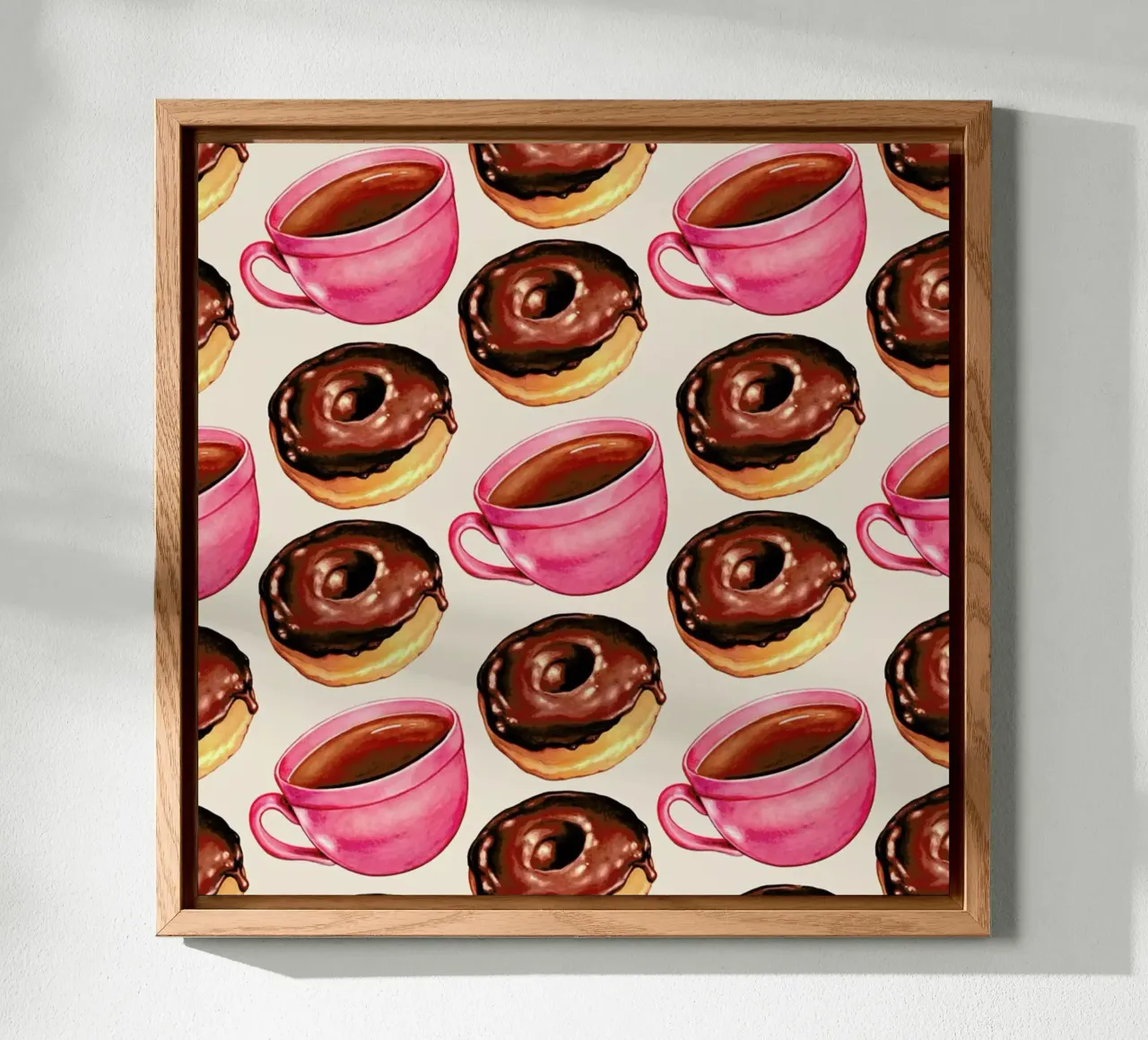 Coffee Patterns Coffee Chocolate alluminio dibond da Kelly Gilleran