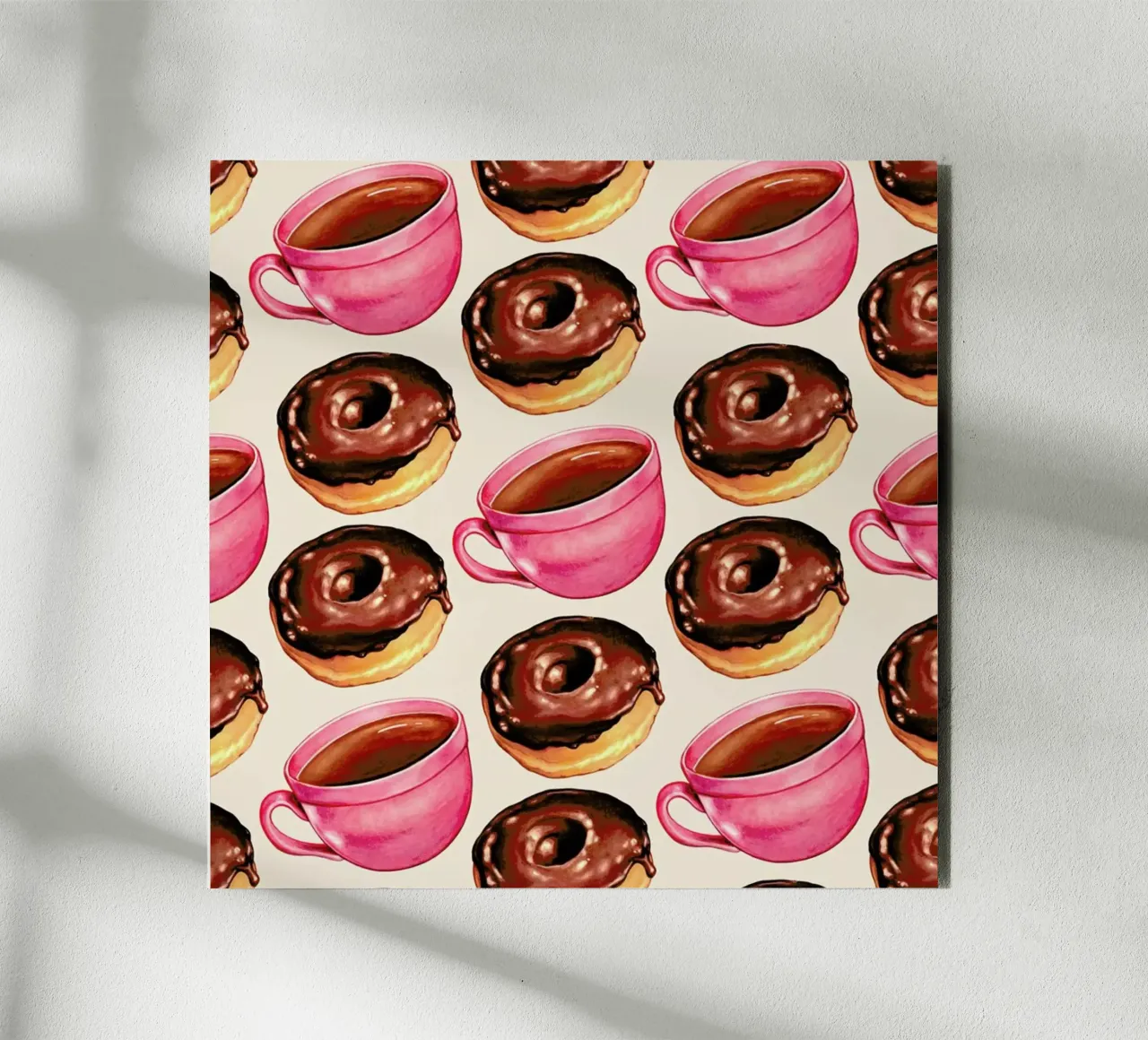 Coffee Patterns Coffee Chocolate alluminio dibond da Kelly Gilleran