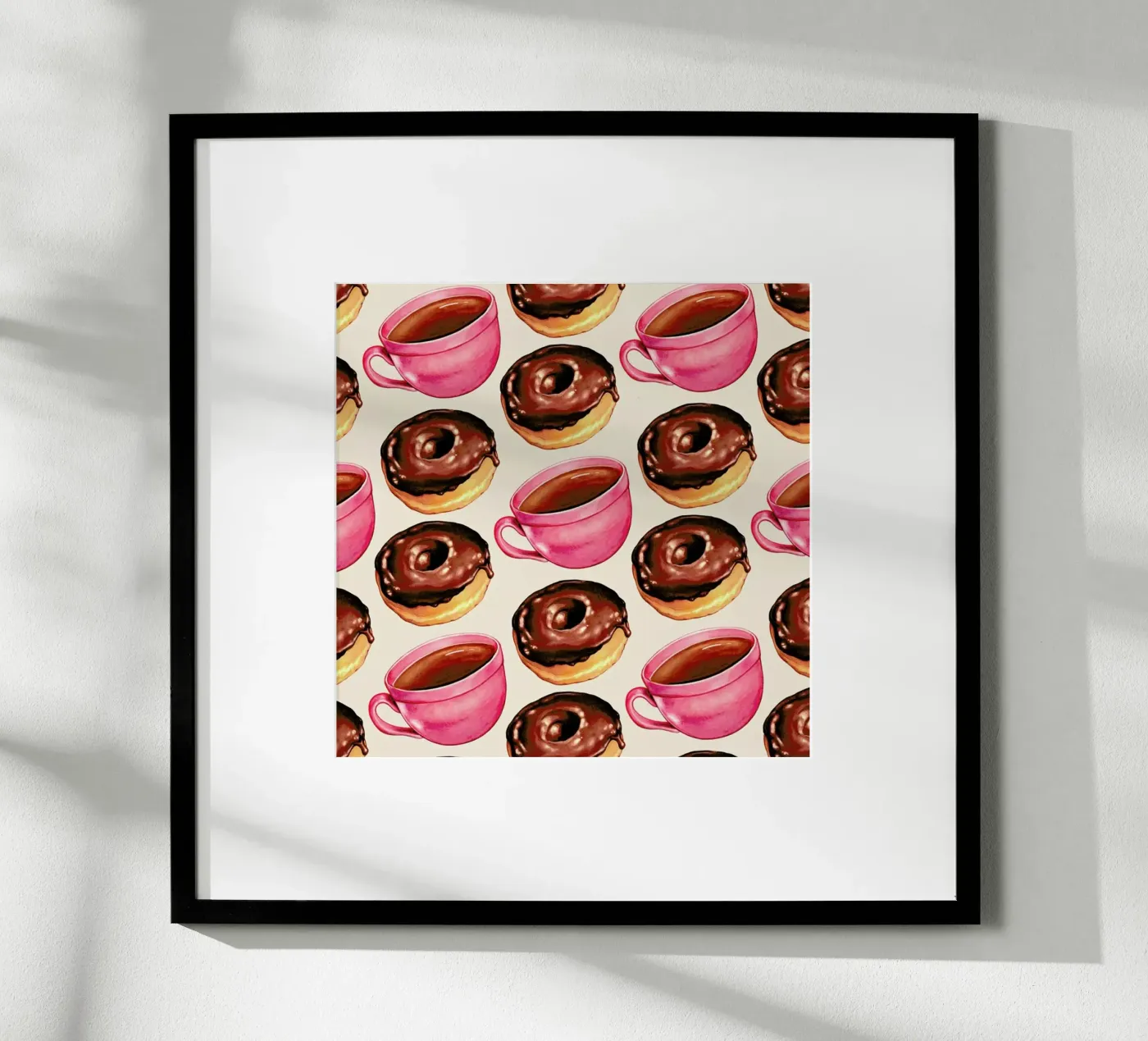 Coffee Patterns Coffee Chocolate poster da Kelly Gilleran