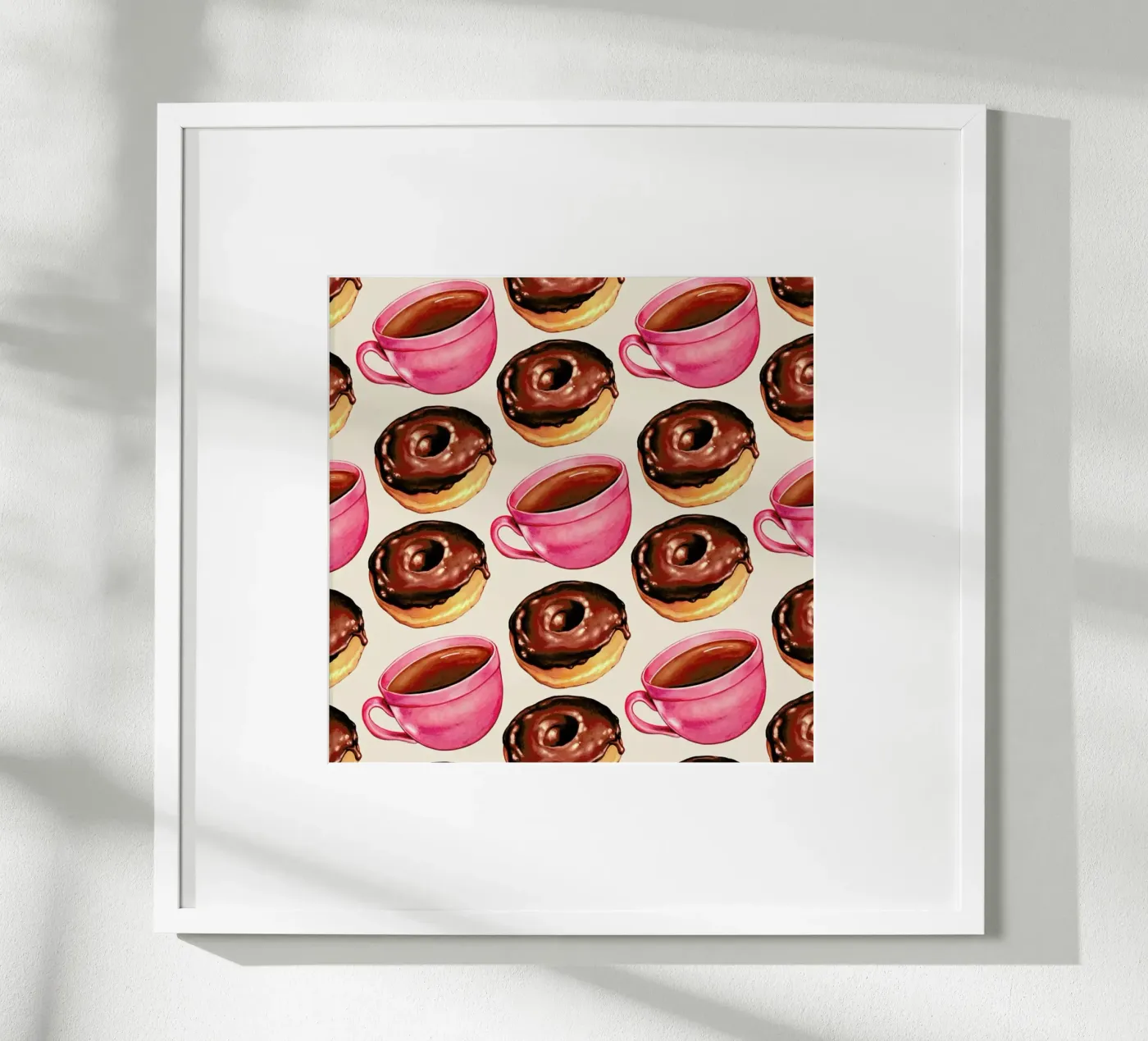 Coffee Patterns Coffee Chocolate poster da Kelly Gilleran