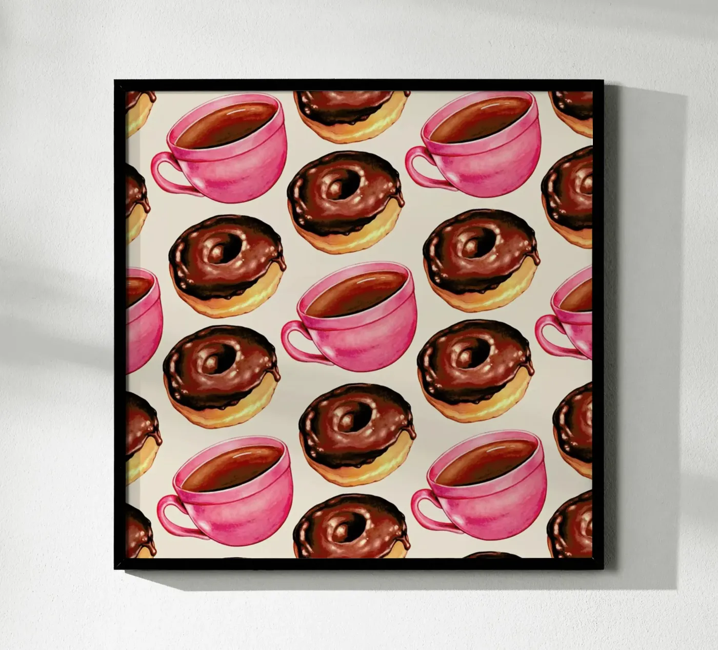Coffee Patterns Coffee Chocolate poster da Kelly Gilleran