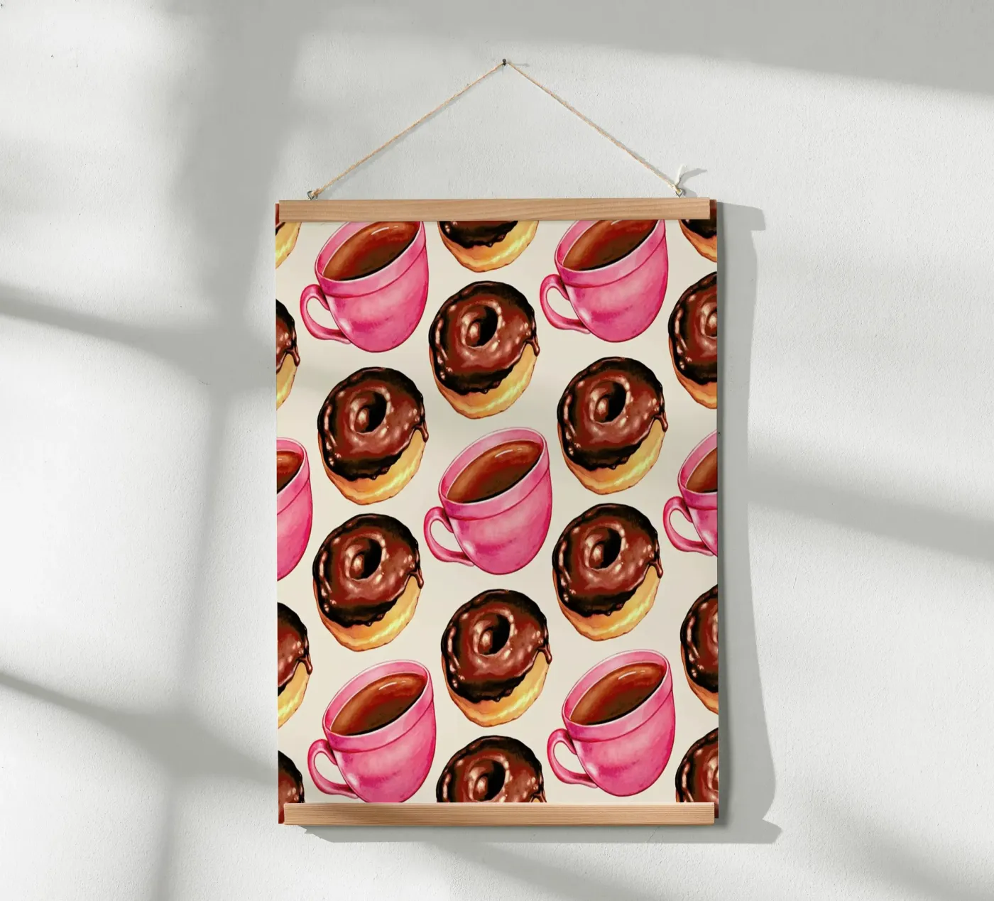 Coffee Patterns Coffee Chocolate poster da Kelly Gilleran