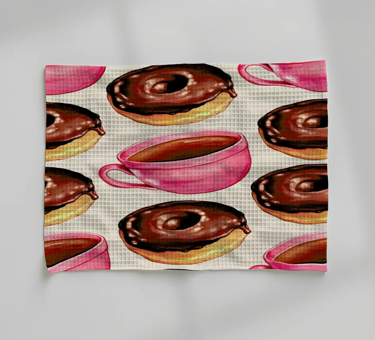 Coffee Patterns Coffee Chocolate canovaccio da cucina da Kelly Gilleran