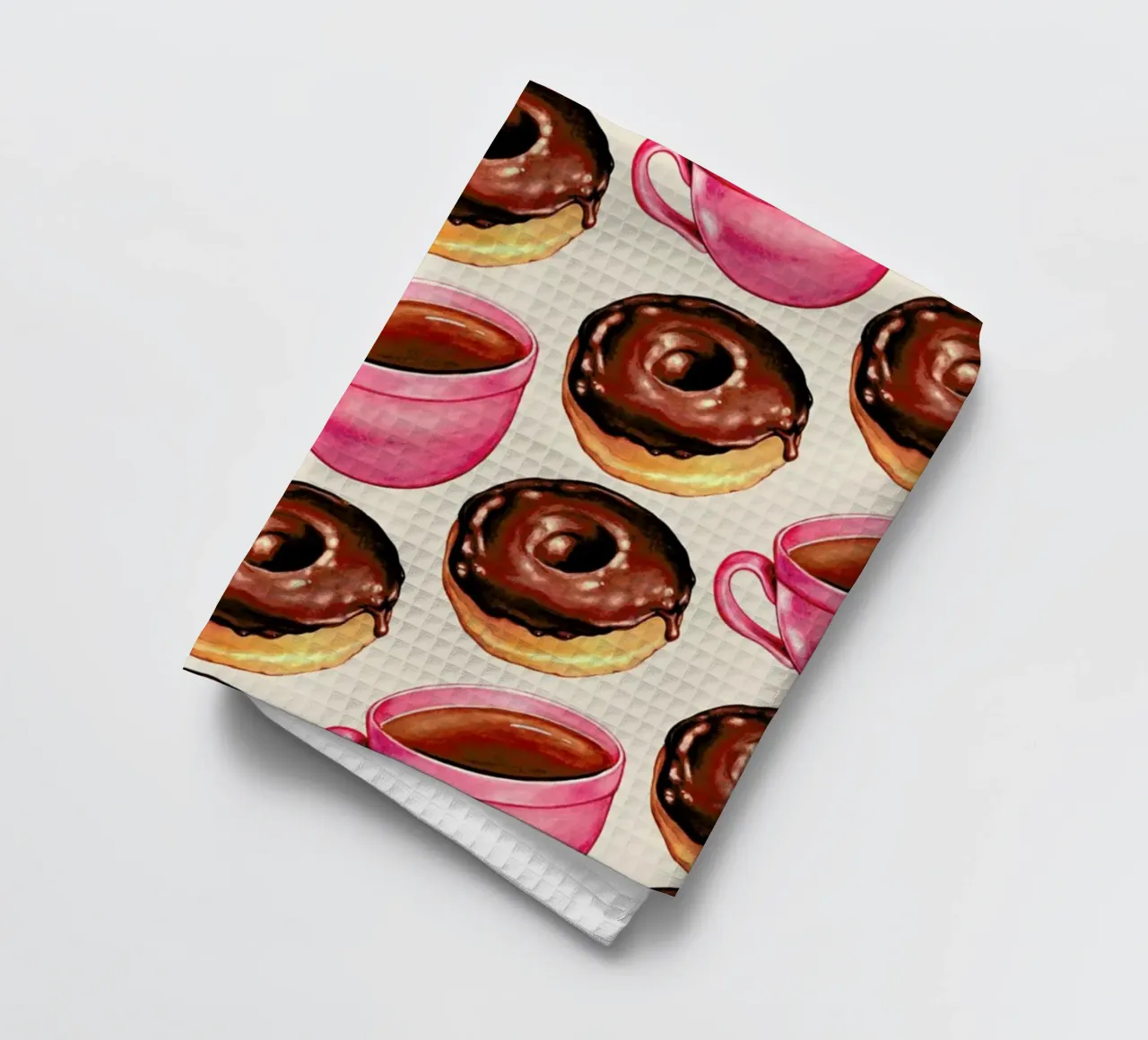 Coffee Patterns Coffee Chocolate canovaccio da cucina da Kelly Gilleran