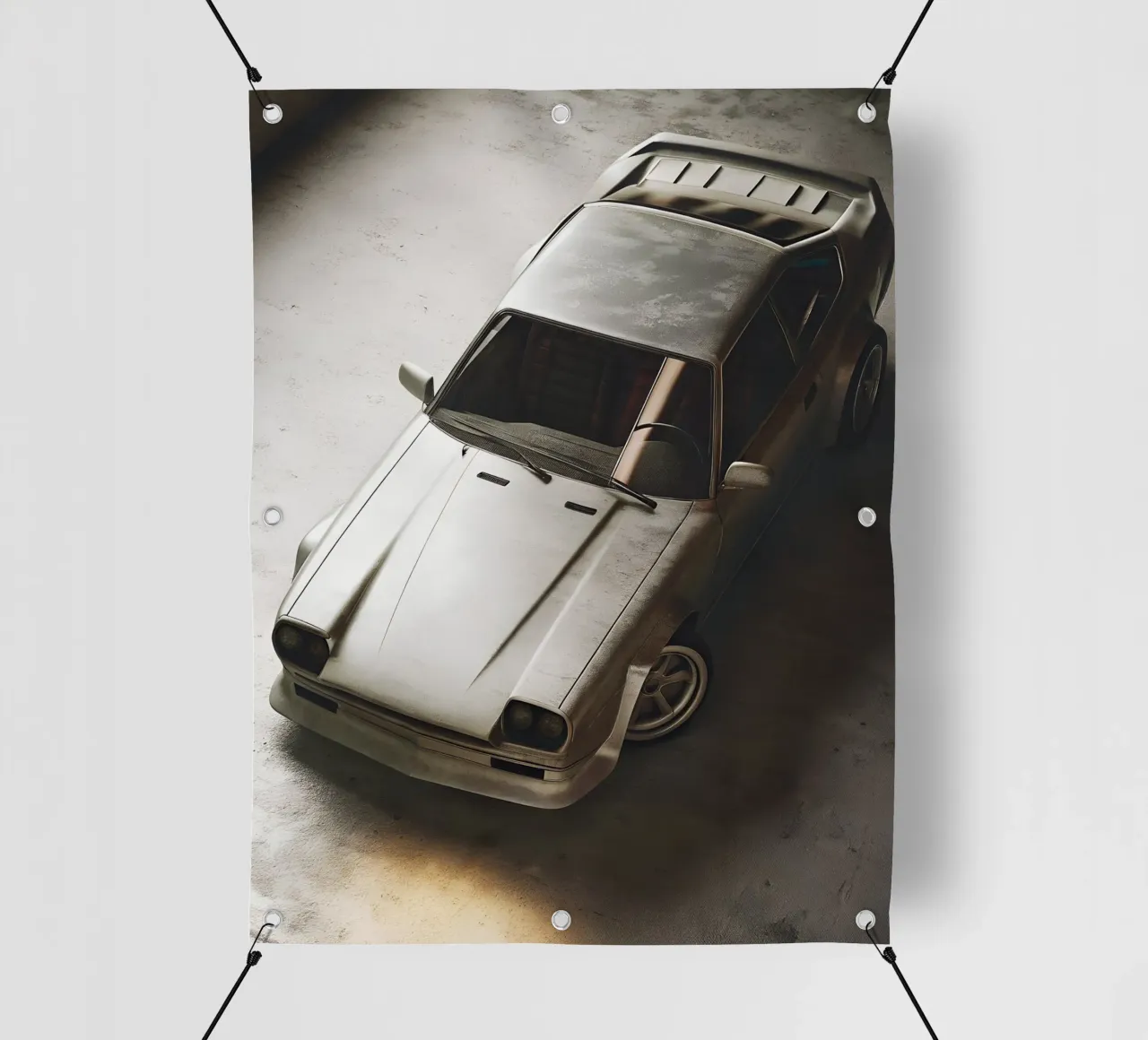 Auto in stile monocromatico telo in pvc da CAR EDITION