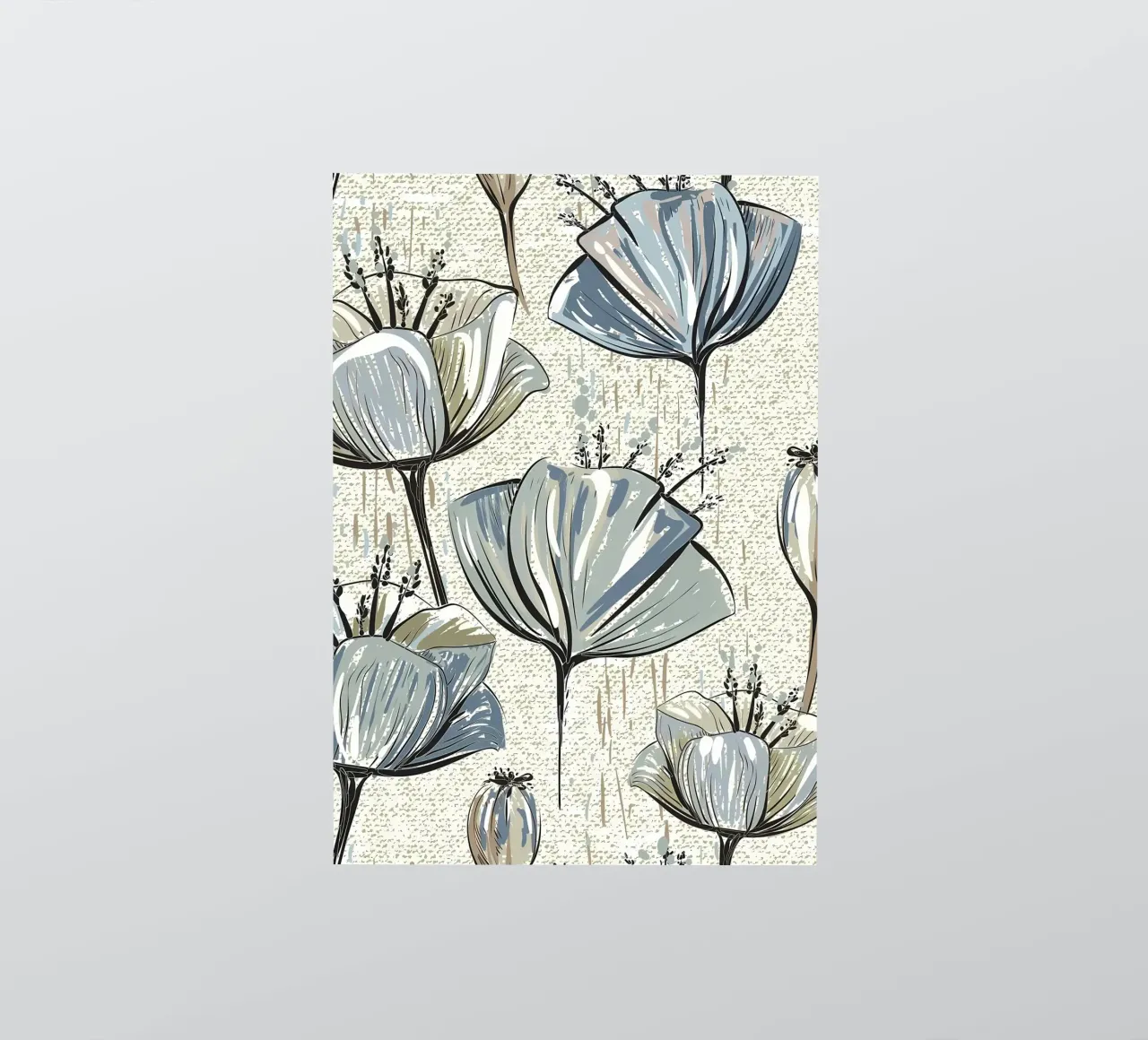 Retro Flower Pattern 04 sticker by diedrich