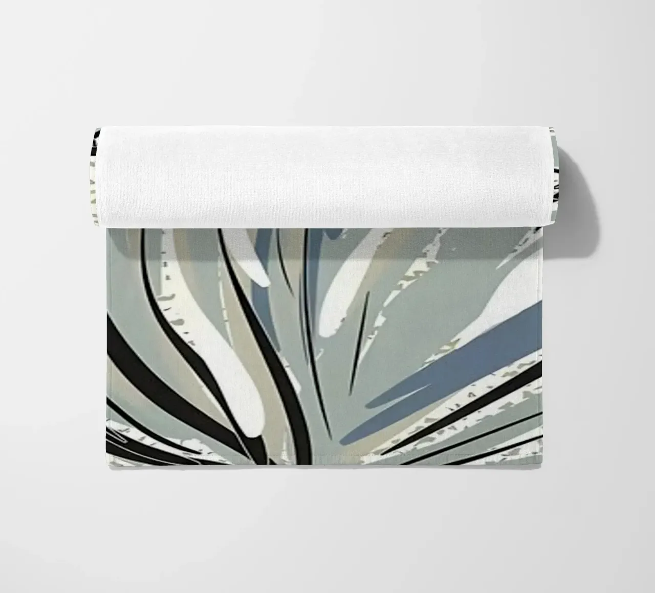 Retro Flower Pattern 04 beach towel by diedrich