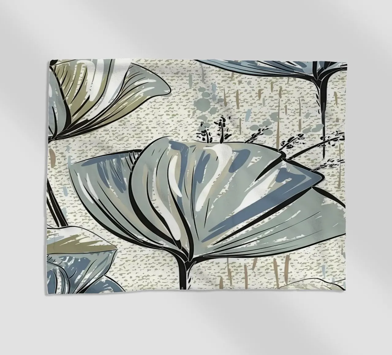 Retro Flower Pattern 04 beach towel by diedrich