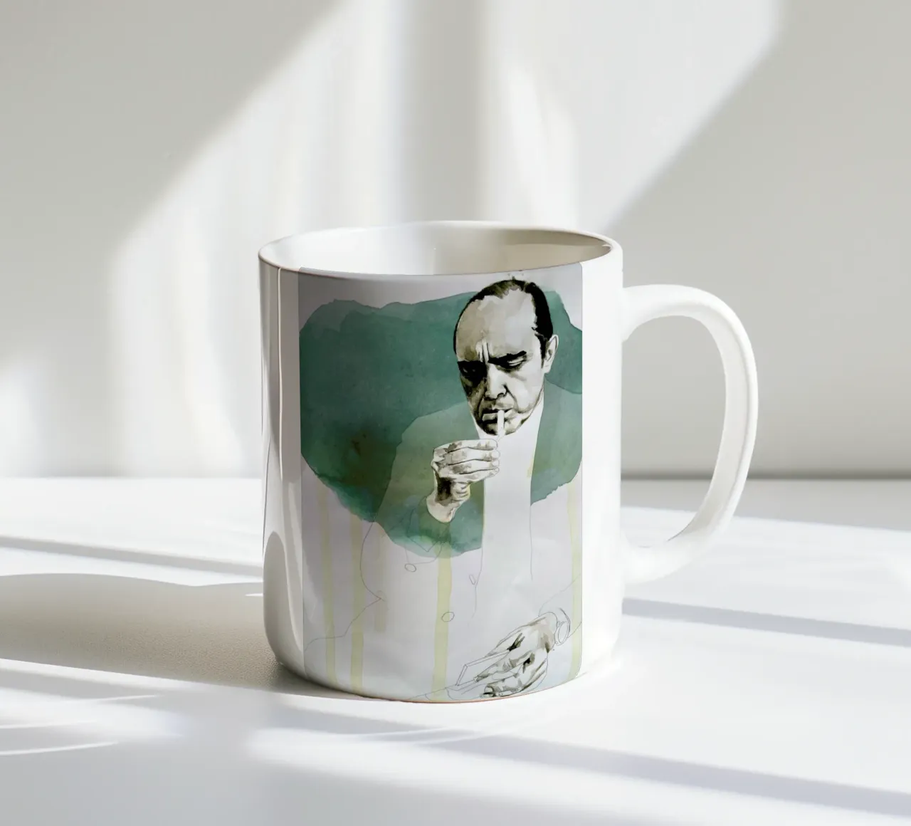 Oscar Niemeyer tazza in ceramica da David Diehl