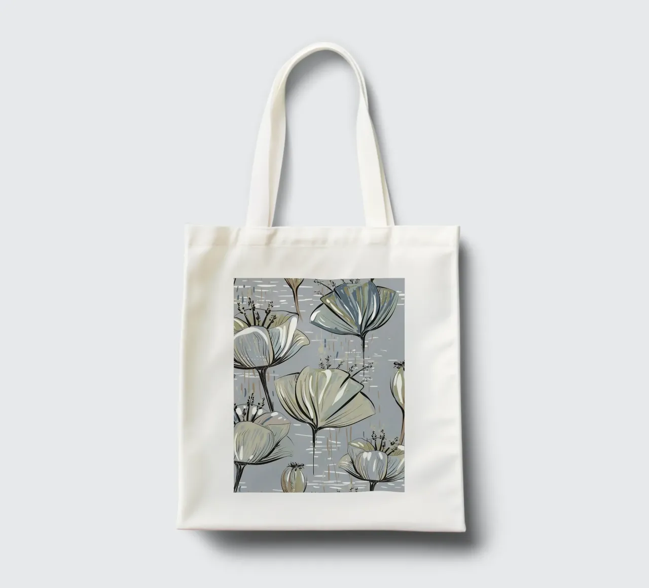Retro Flower Pattern 03 tote bag by diedrich