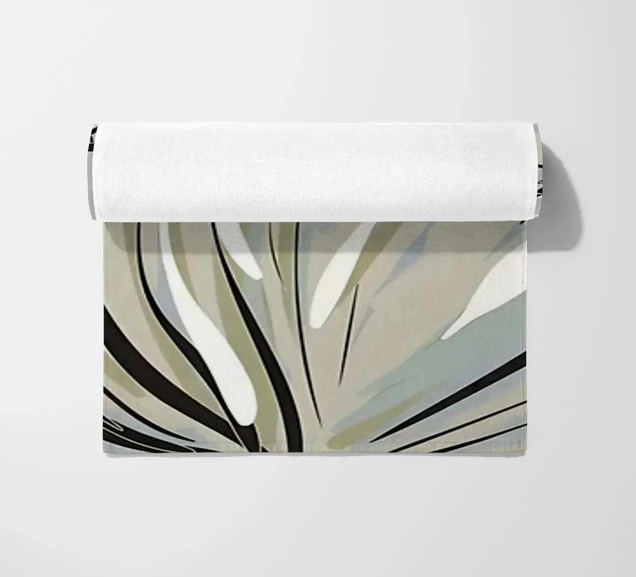 Retro Flower Pattern 03 beach towel by diedrich