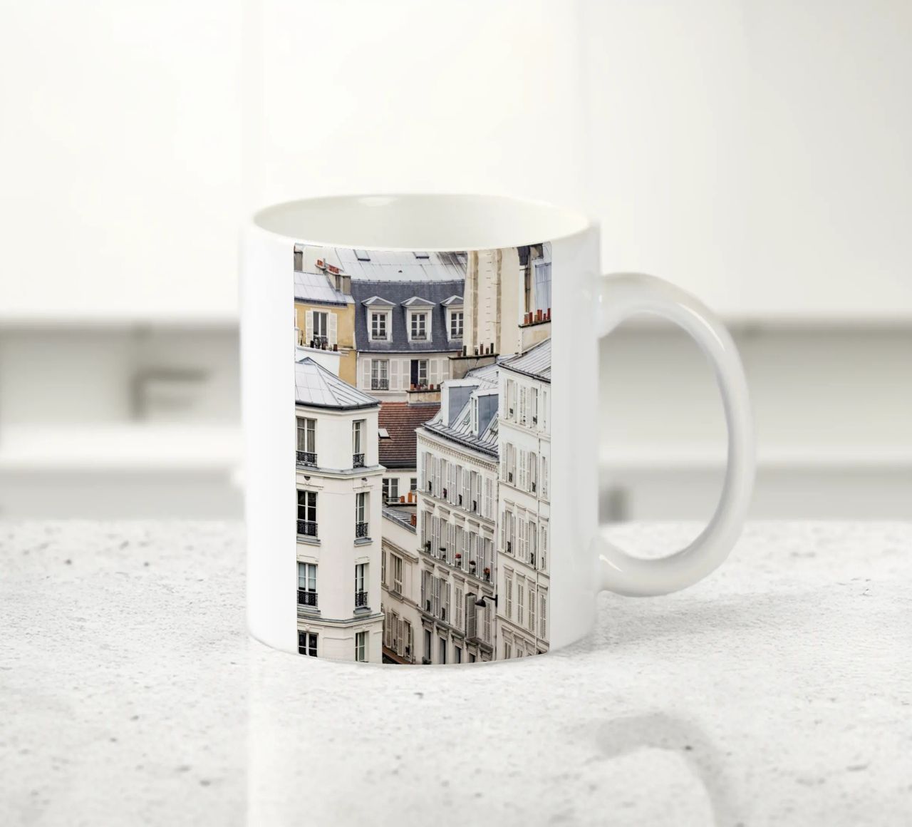 Street with a View tazza in ceramica da Babett Schultze