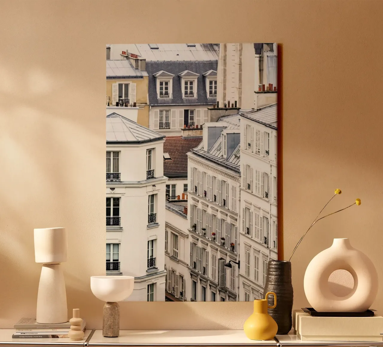 Street with a View tela con Cornice a cassetta da Babett Schultze