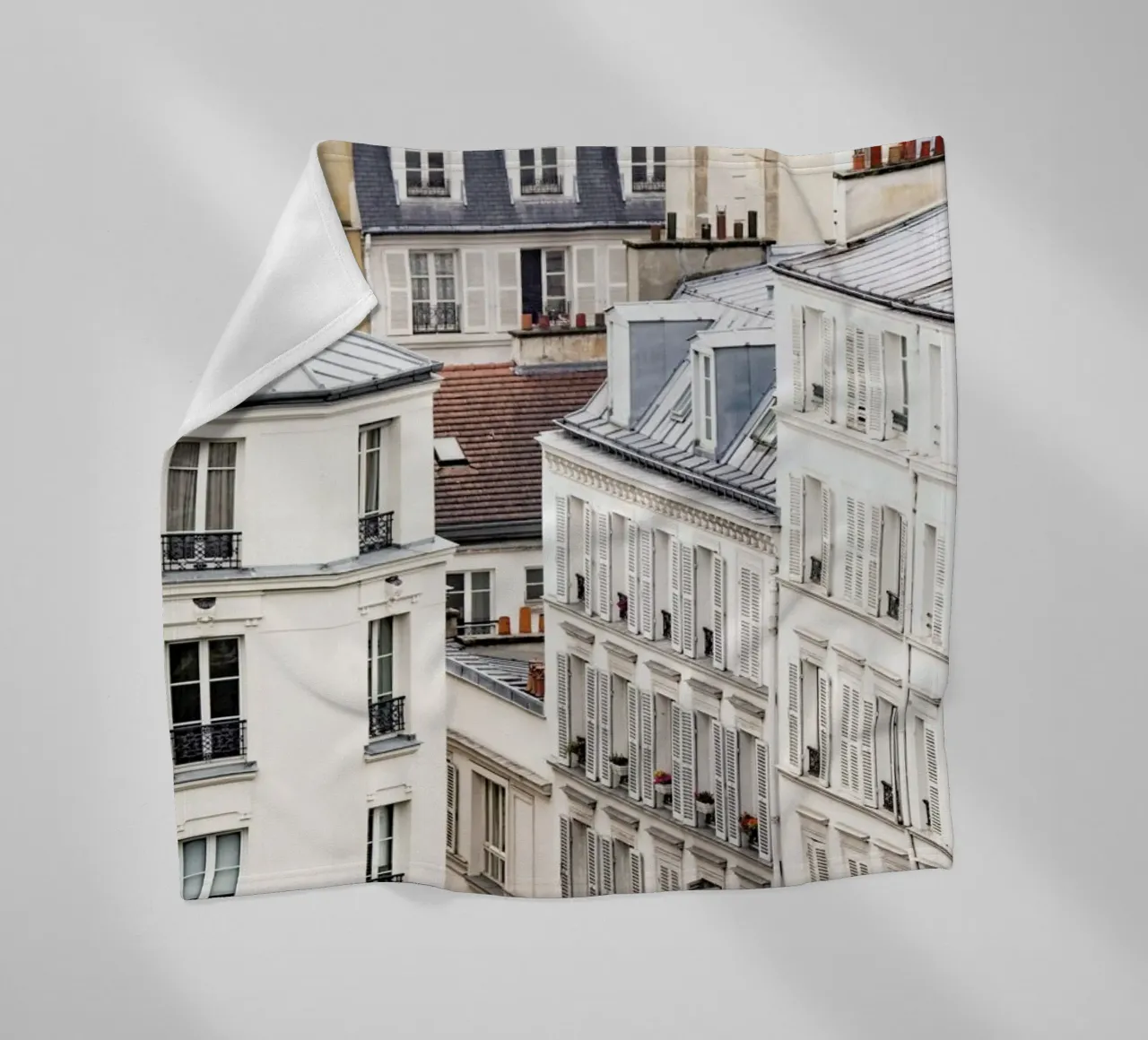 Street with a View coperta in pile da Babett Schultze