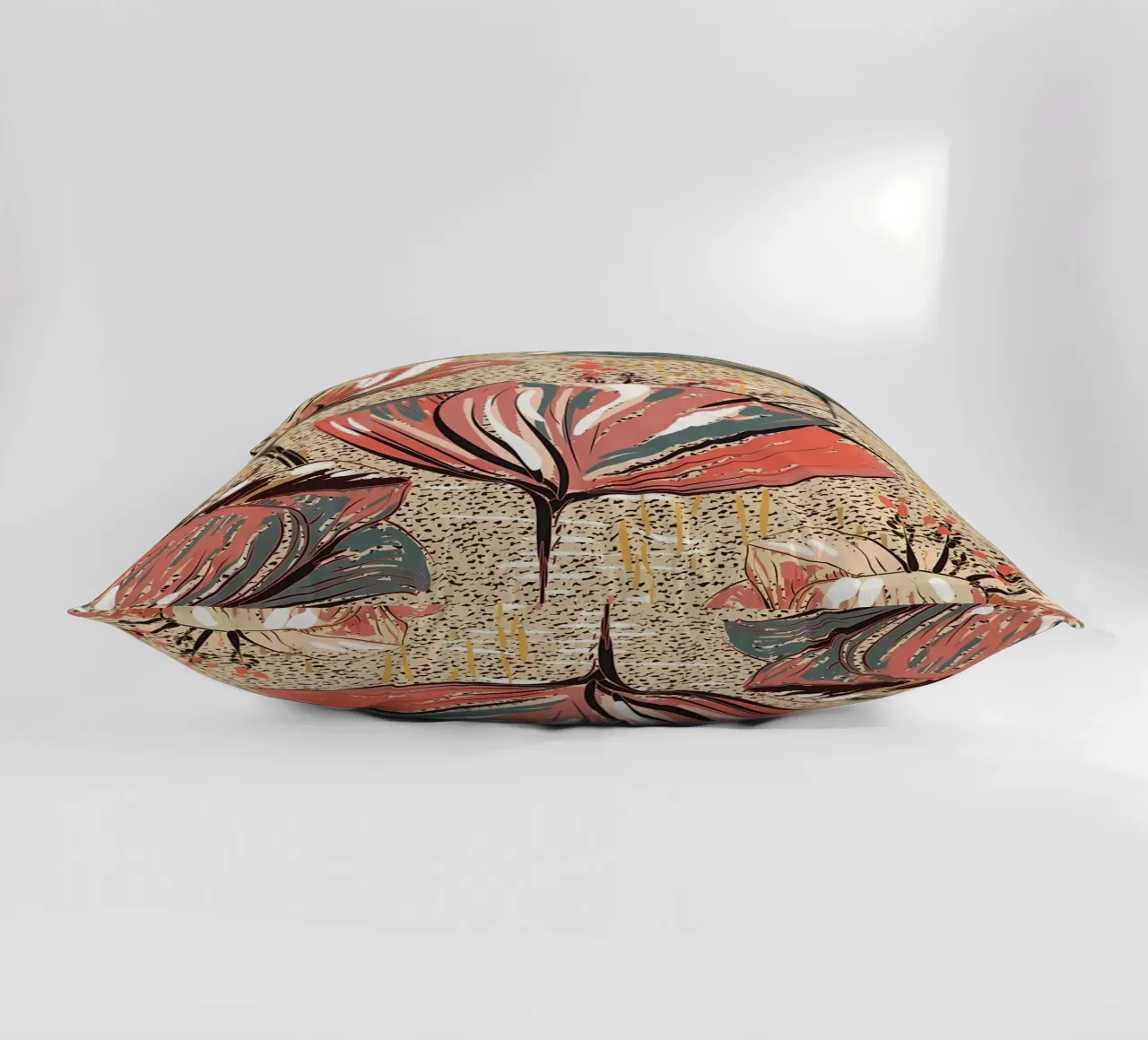 Retro Flower Pattern 02 decorative cushion by diedrich