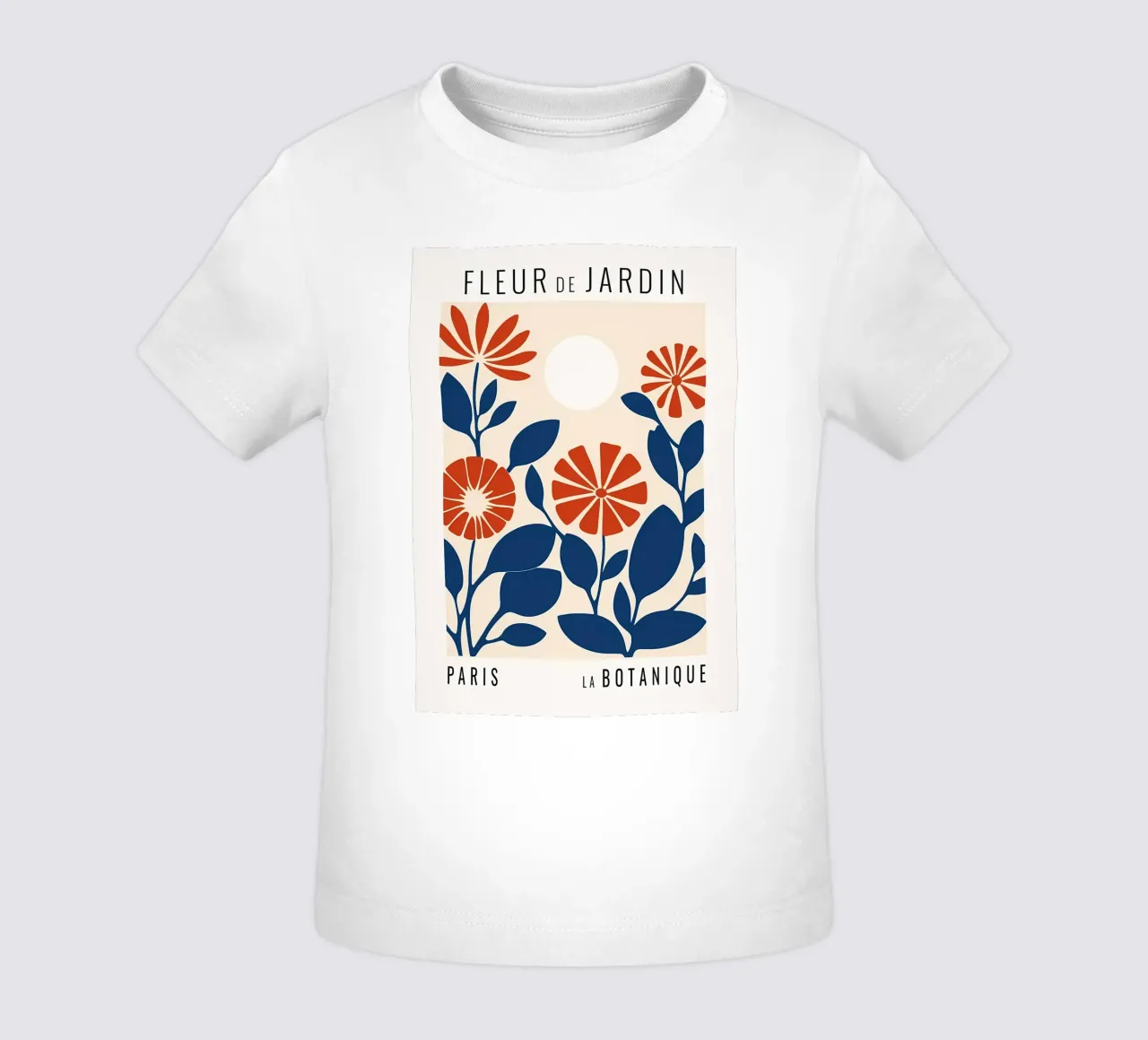 Fiori moderni e retrò maglietta neonato da diedrich