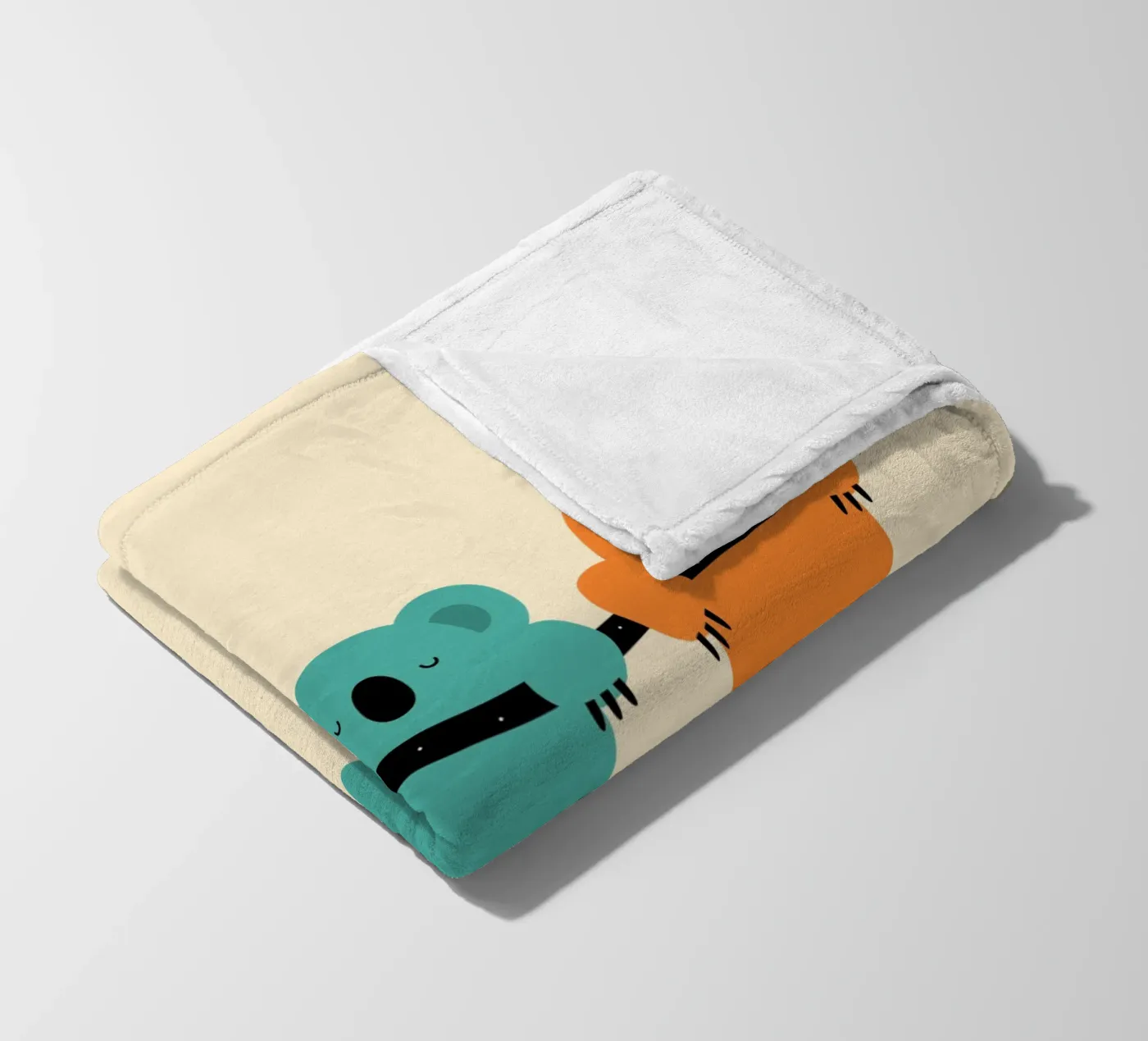 Durchhalten Fleecedecke von Andy Westface