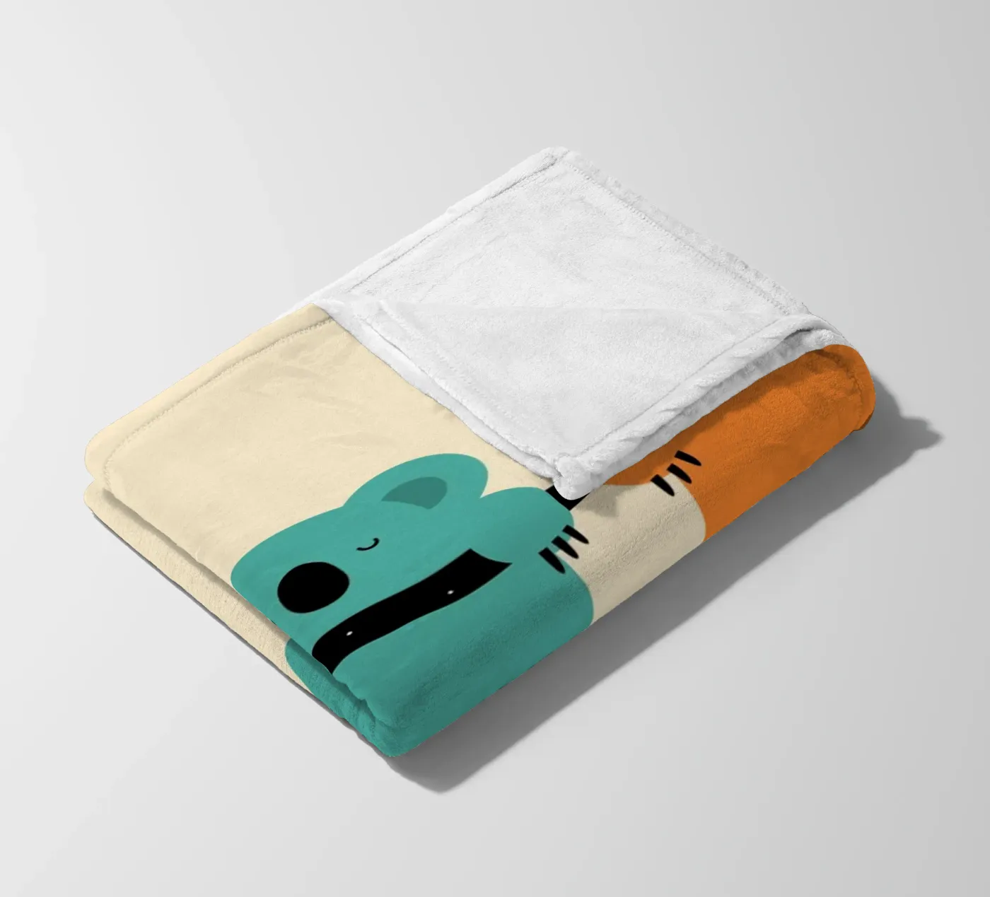 Durchhalten Fleecedecke von Andy Westface