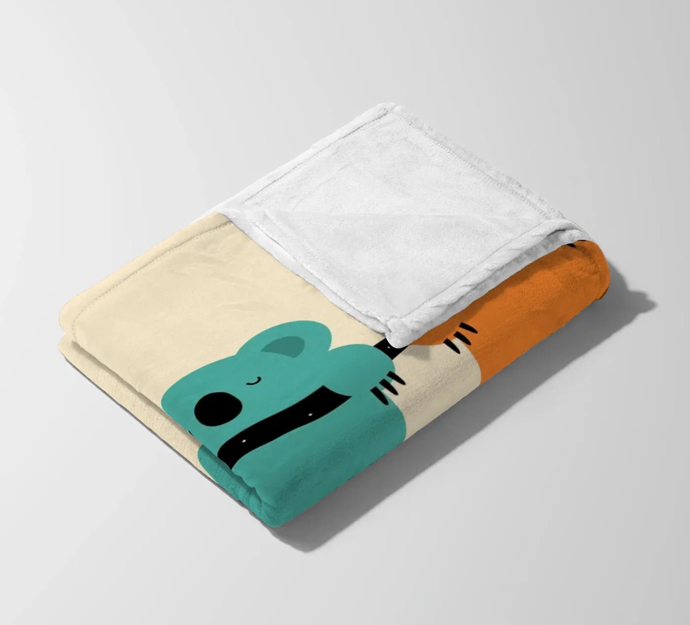 Durchhalten Fleecedecke von Andy Westface