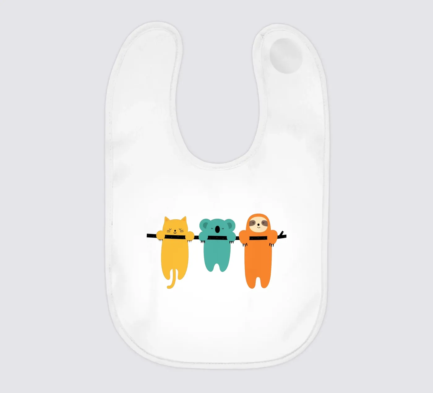 Hang in There baby slabbetje van Andy Westface