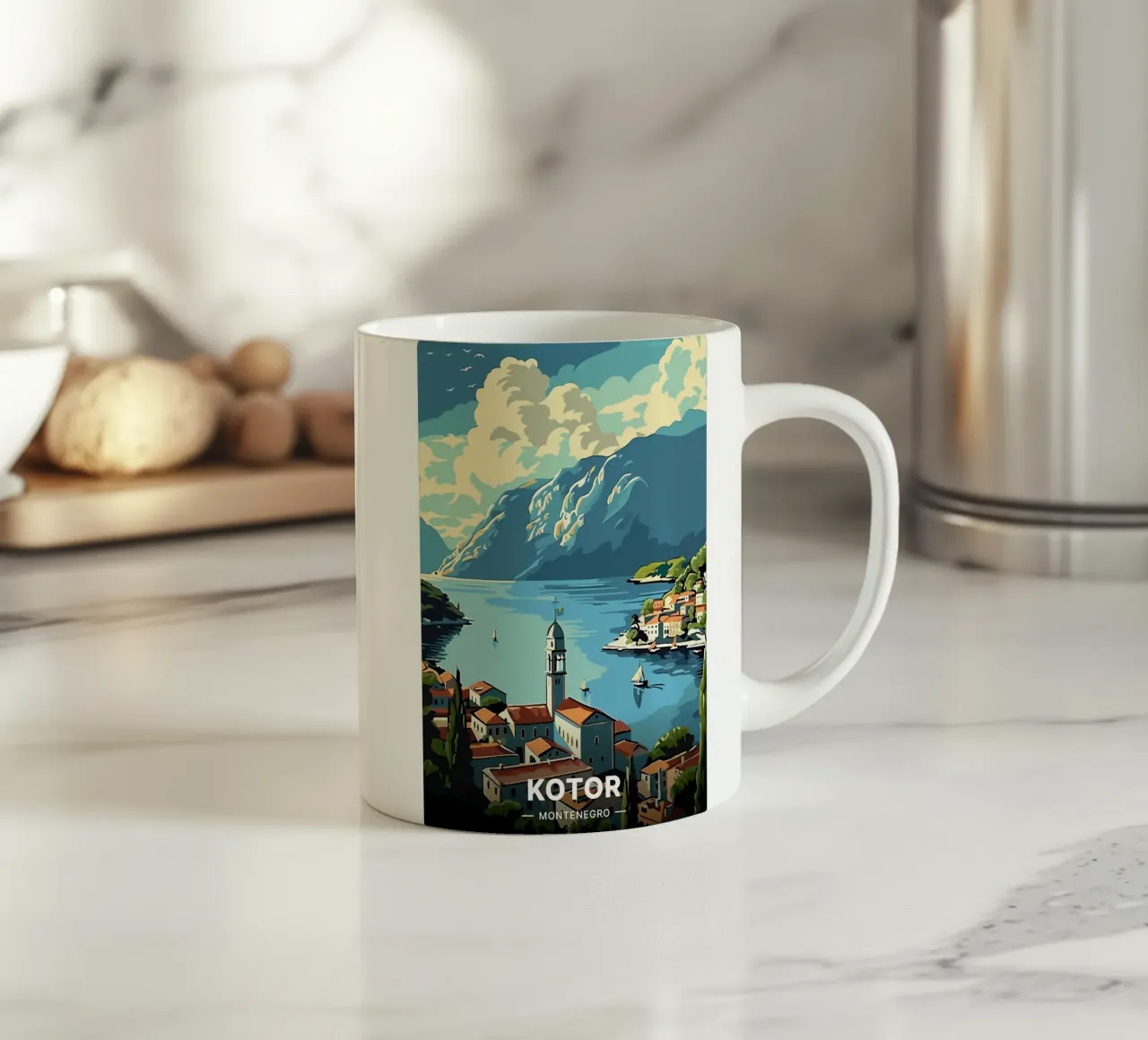 Kotor - Montenegro tazza in ceramica da Trending Art Company