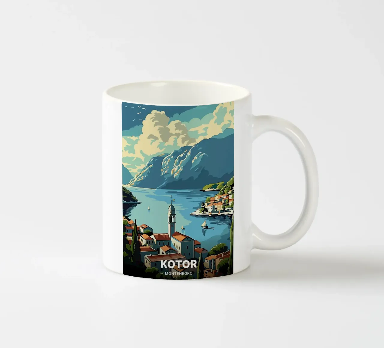 Kotor - Montenegro tazza in ceramica da Trending Art Company