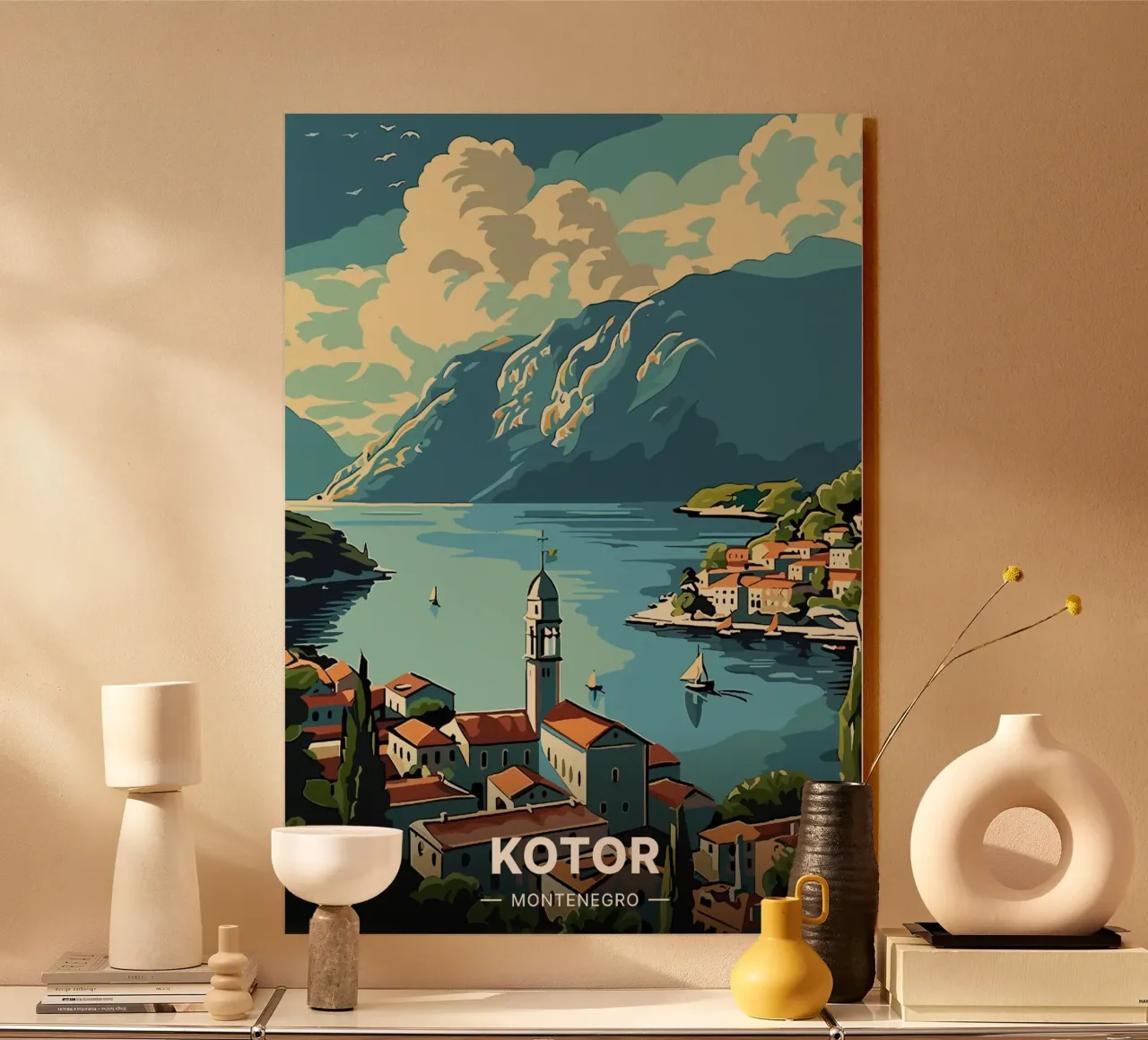 Kotor - Montenegro alluminio dibond da Trending Art Company