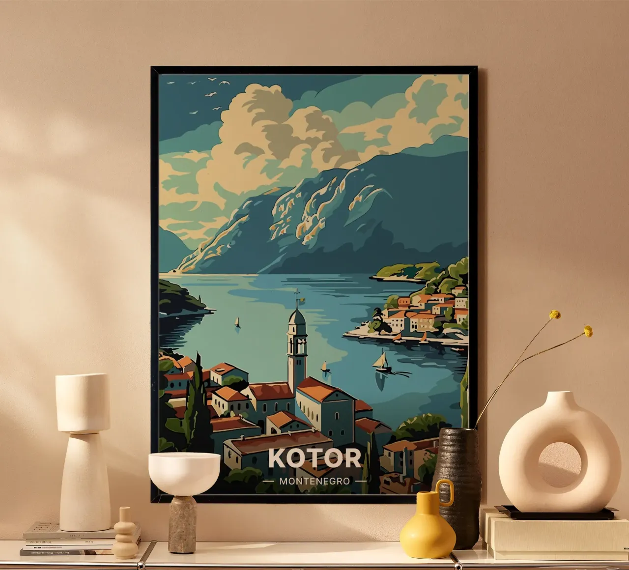Kotor - Montenegro carta hahnemühle da Trending Art Company