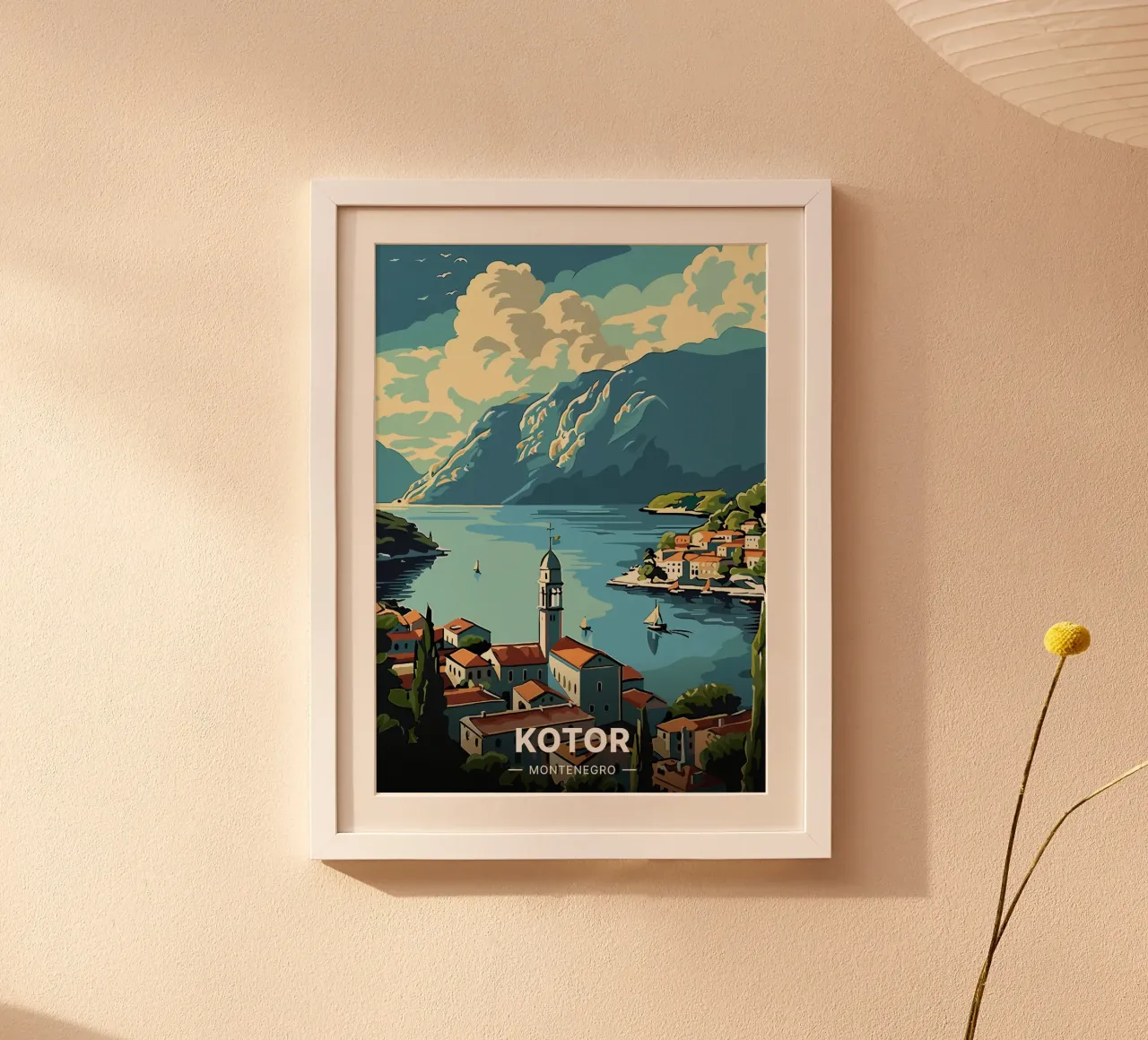 Kotor - Montenegro carta hahnemühle da Trending Art Company