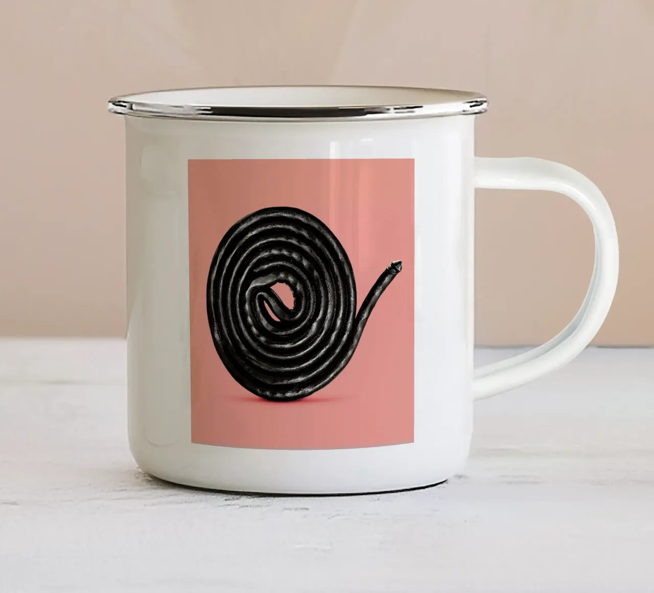 Happy End tazza in smalto da suckertom