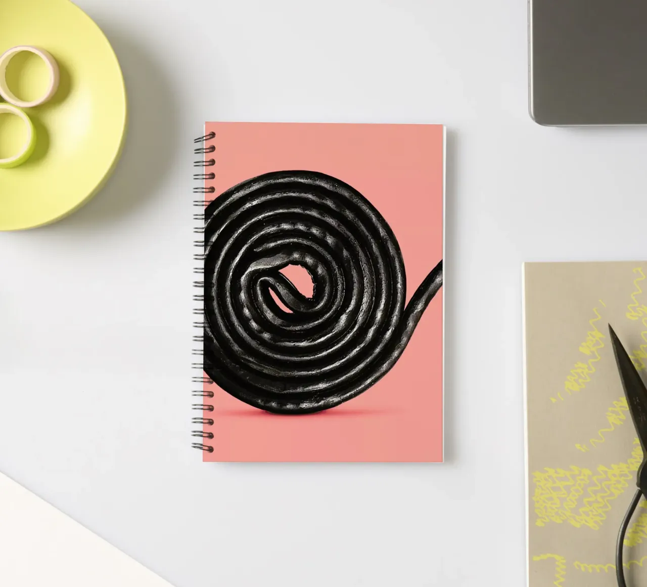 Happy End spiral notebook by suckertom