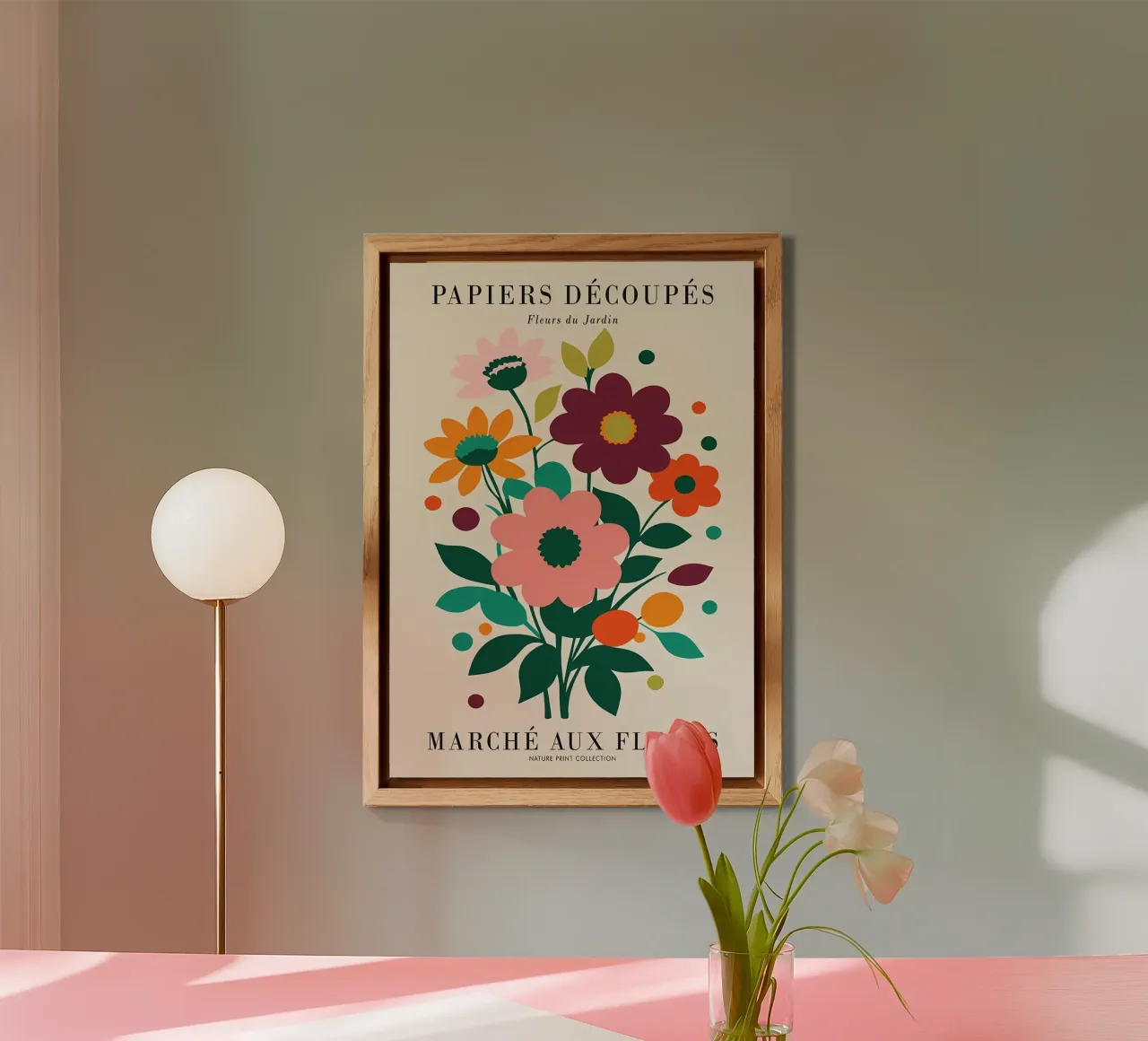 Fiori colorati retrò alluminio dibond da diedrich