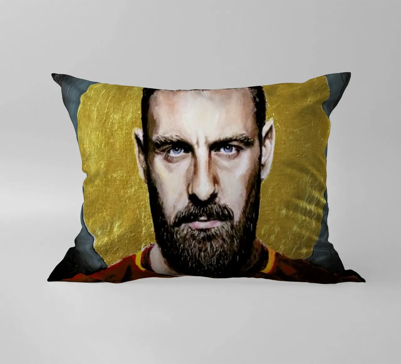 Daniele Derossi Football Icon Ohnelogo cuscino da David Diehl