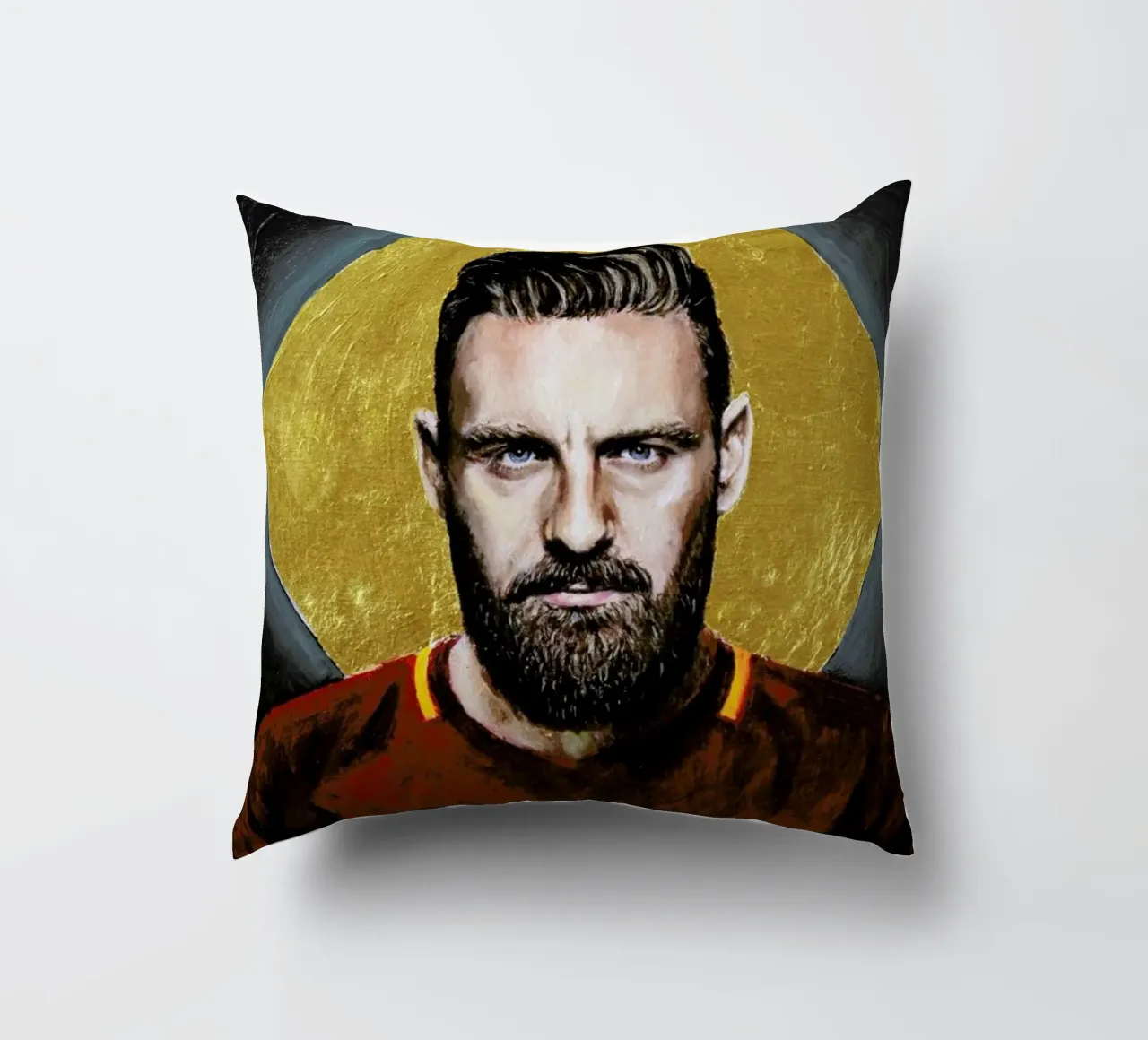 Daniele Derossi Football Icon Ohnelogo cuscino da David Diehl