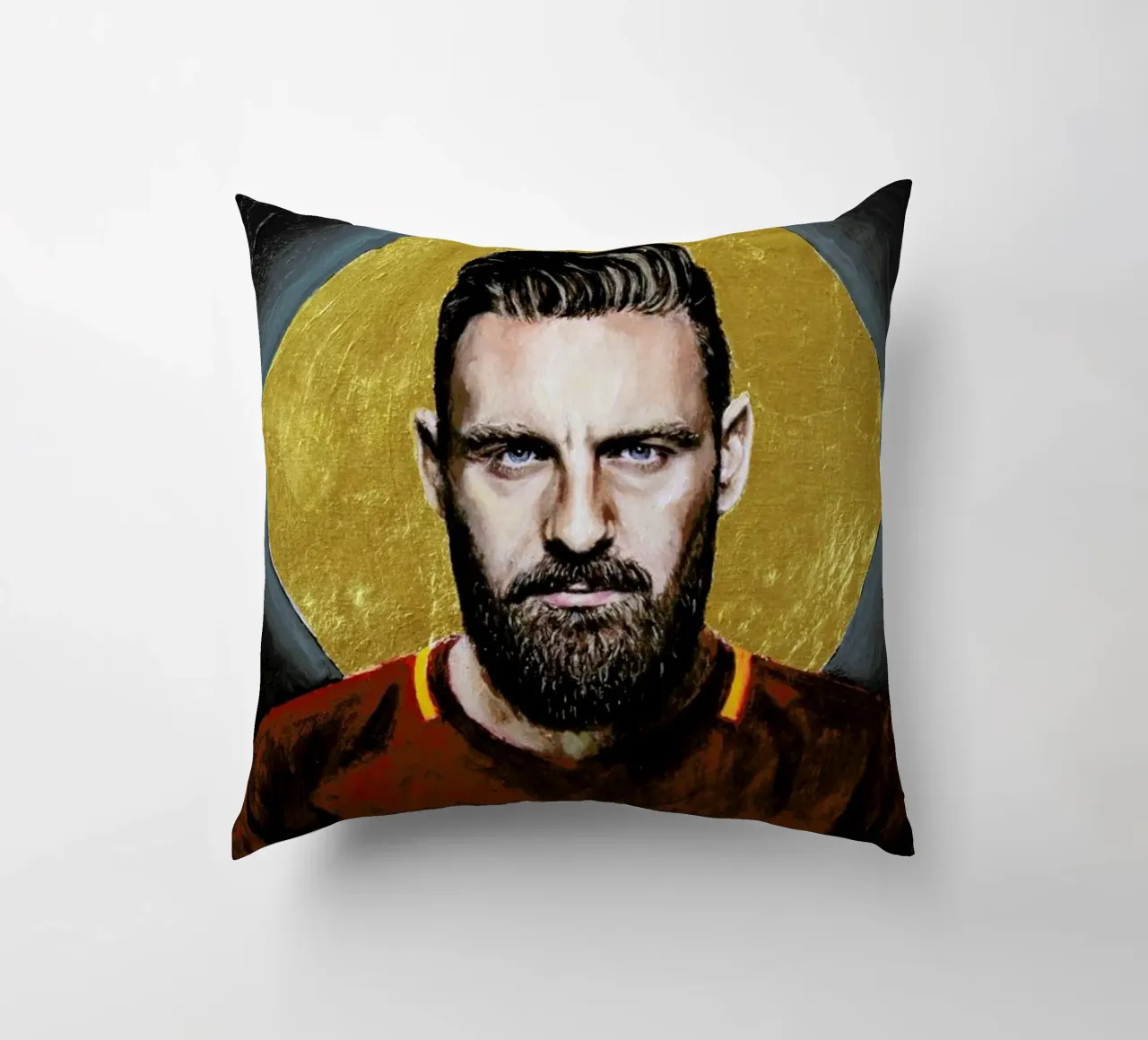 Daniele Derossi Football Icon Ohnelogo cuscino da David Diehl