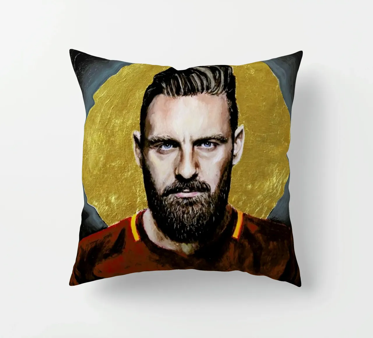 Daniele Derossi Football Icon Ohnelogo cuscino da David Diehl