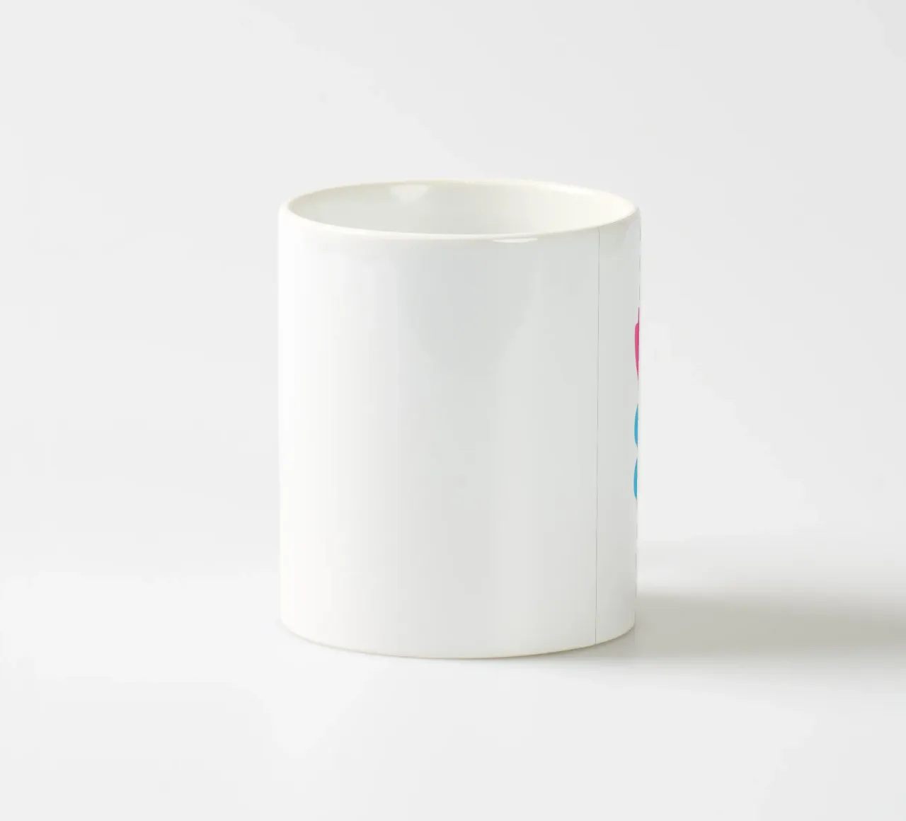 Fiore geometrico retrò tazza in ceramica da diedrich