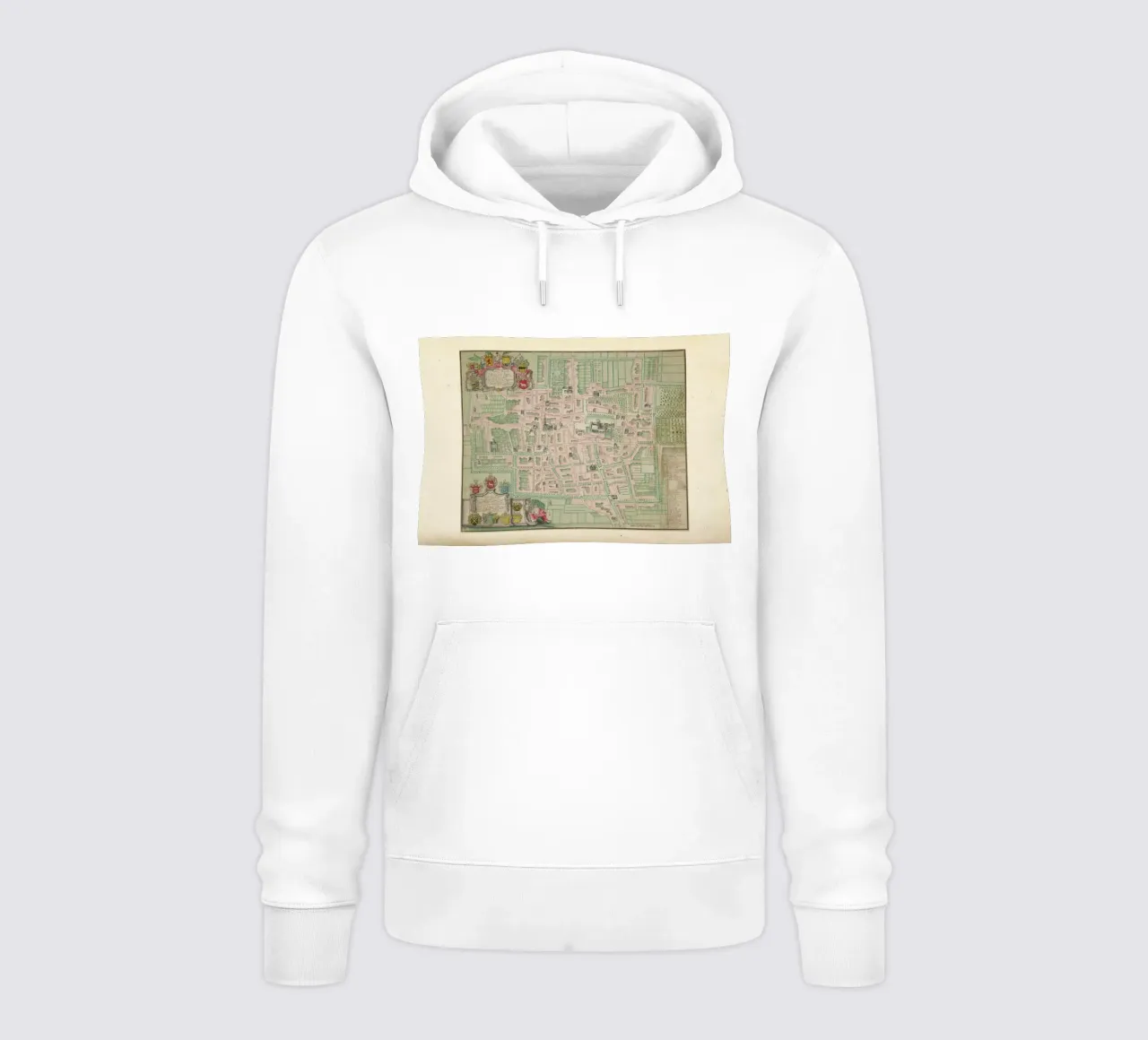 The Hague, Netherlands, 1717 felpa con cappuccio da Artokoloro Quint Lox Ltd