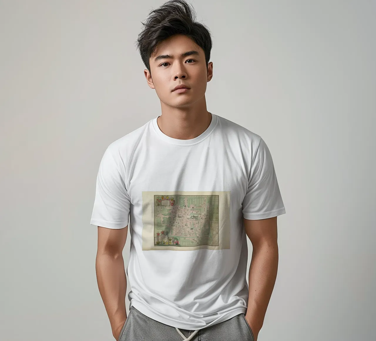 The Hague, Netherlands, 1717 t-shirt da Artokoloro Quint Lox Ltd