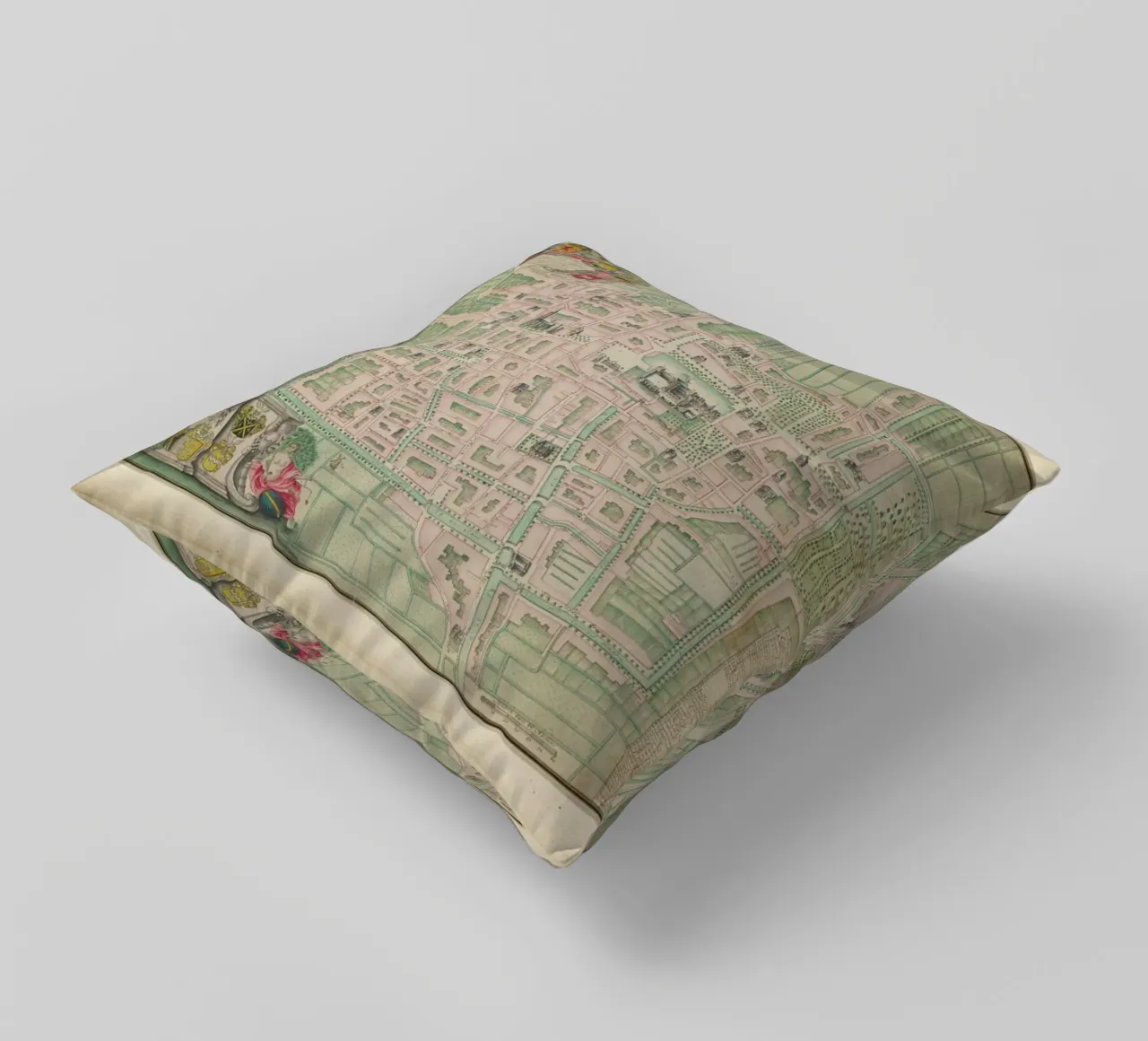 The Hague, Netherlands, 1717 cuscino da Artokoloro Quint Lox Ltd