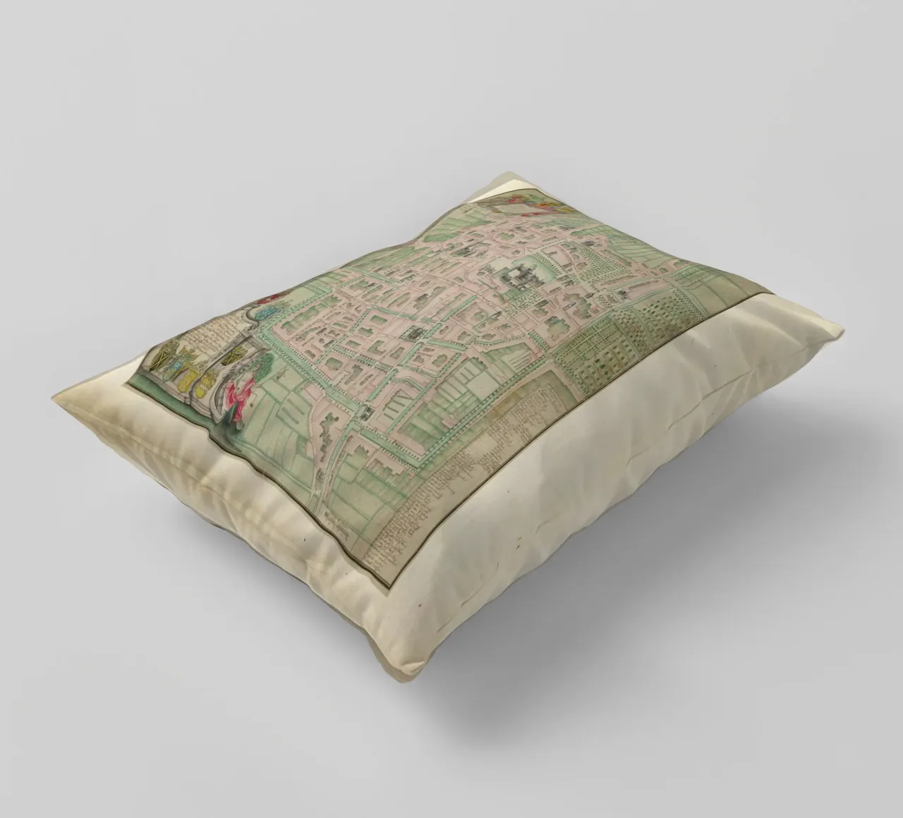 The Hague, Netherlands, 1717 cuscino da Artokoloro Quint Lox Ltd