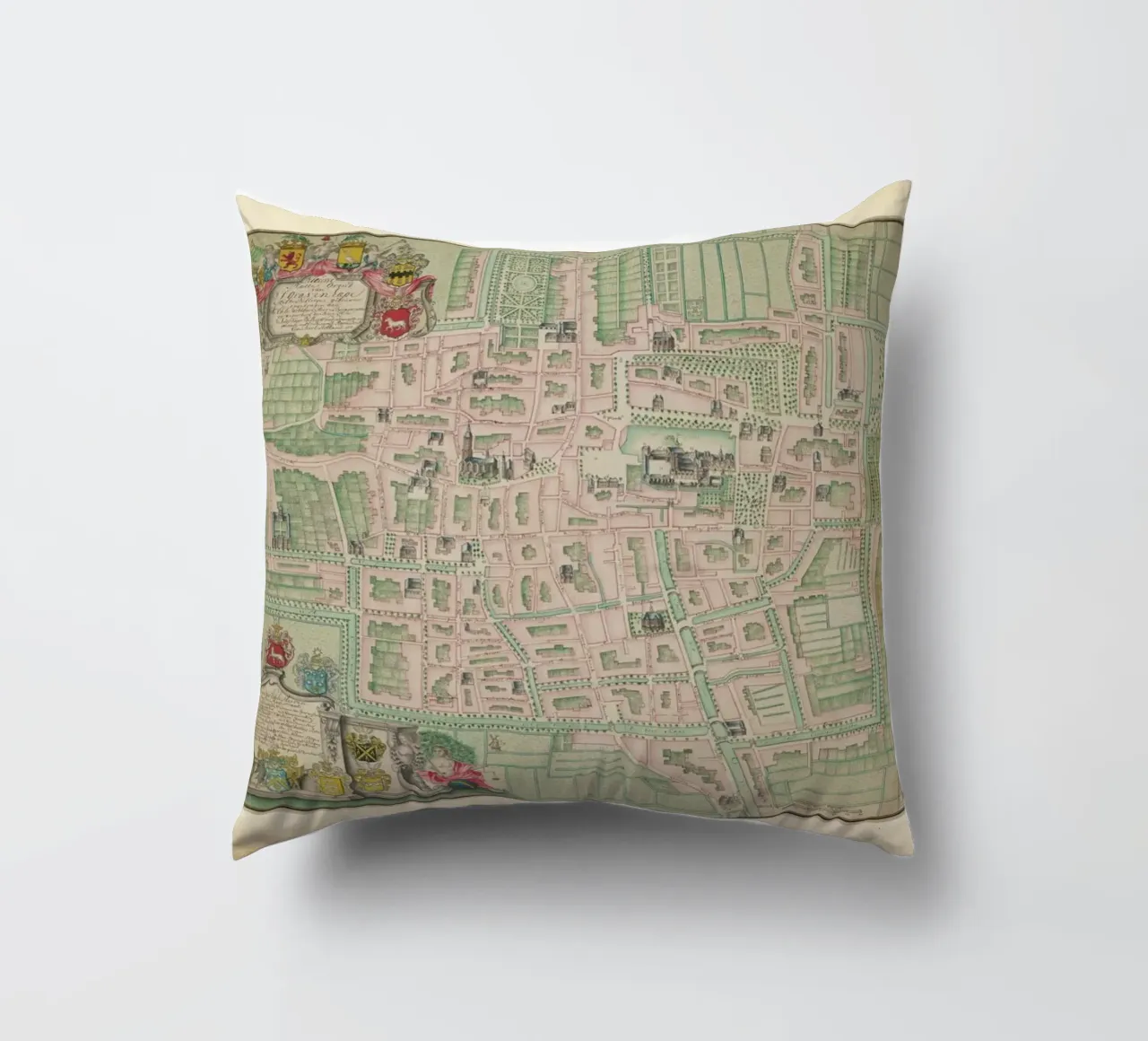 The Hague, Netherlands, 1717 cuscino da Artokoloro Quint Lox Ltd
