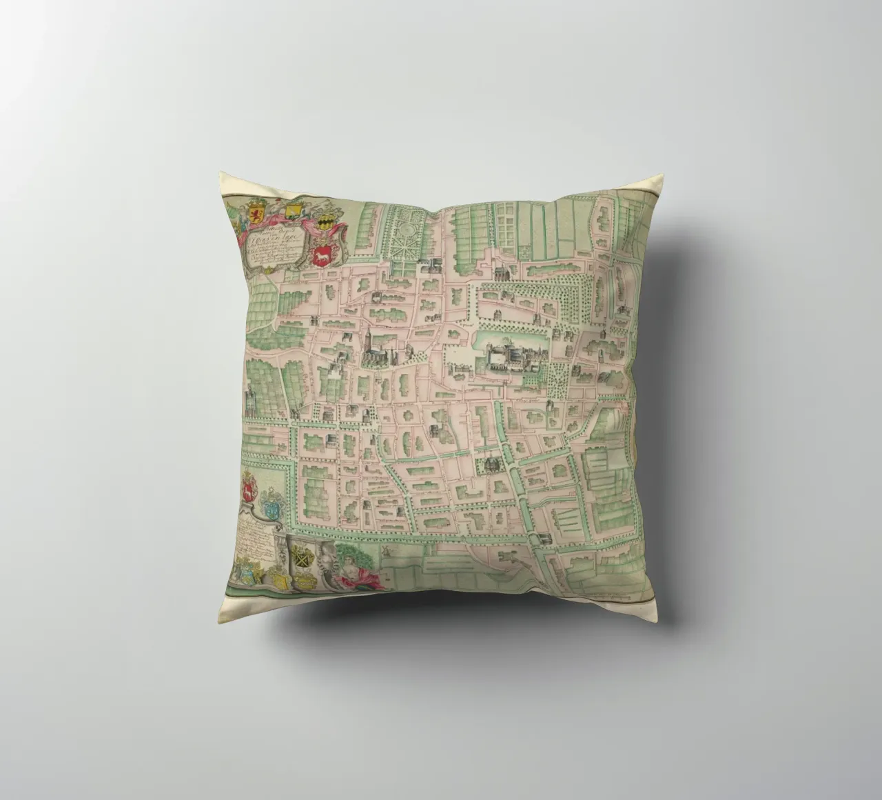 The Hague, Netherlands, 1717 cuscino da Artokoloro Quint Lox Ltd