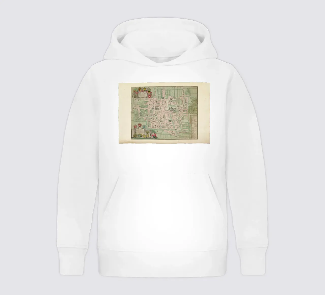 The Hague, Netherlands, 1717 felpa bambino con cappuccio da Artokoloro Quint Lox Ltd