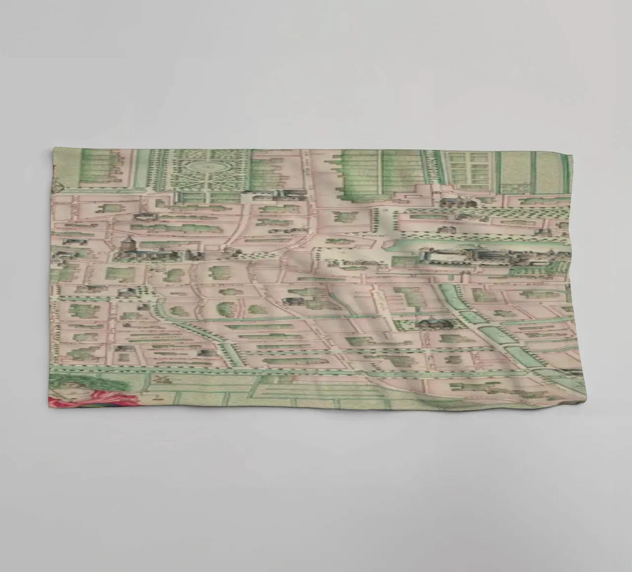 The Hague, Netherlands, 1717 asciugamano da bagno da Artokoloro Quint Lox Ltd