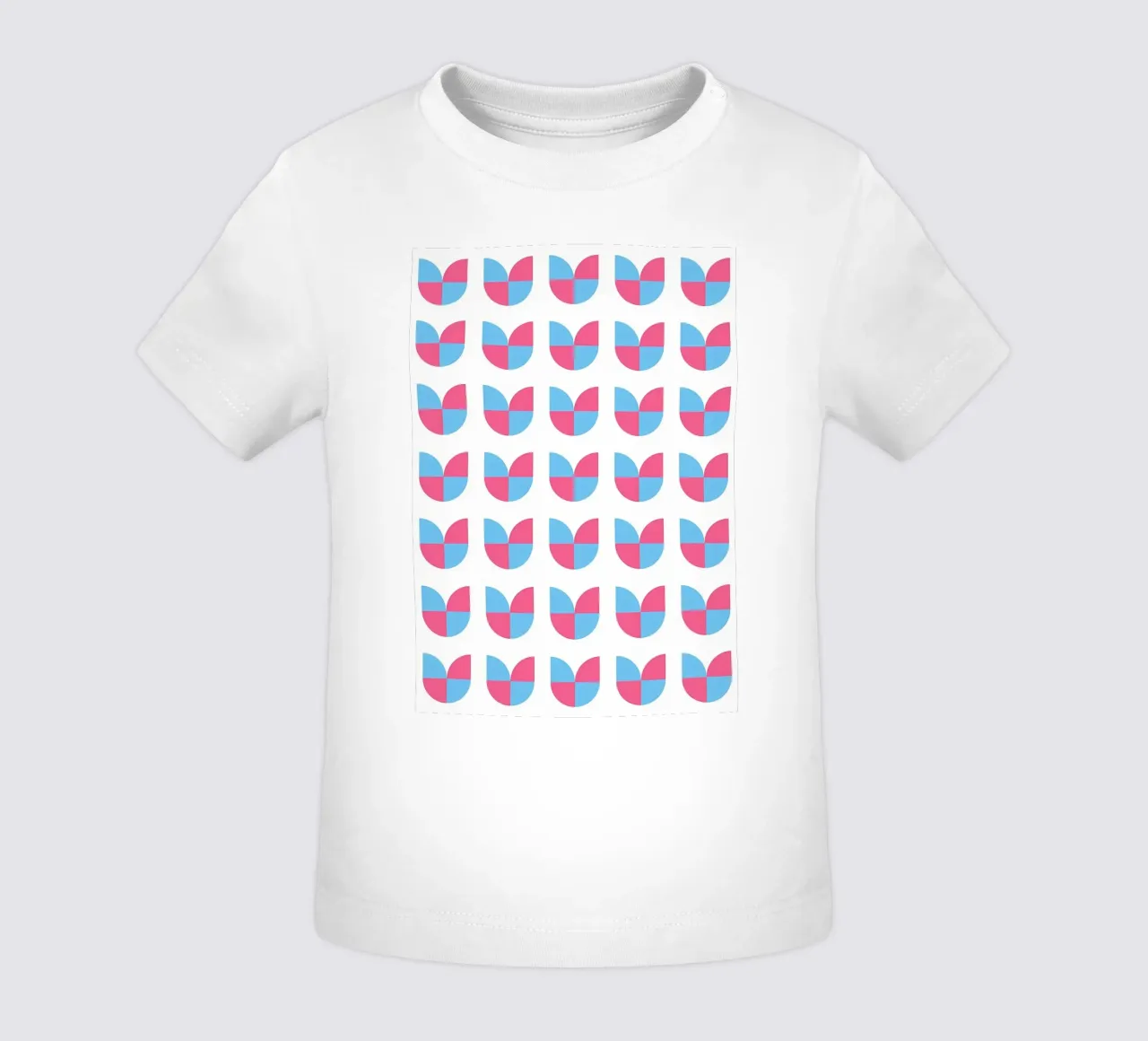 Retro Tulip Flowers baby t-shirt by diedrich