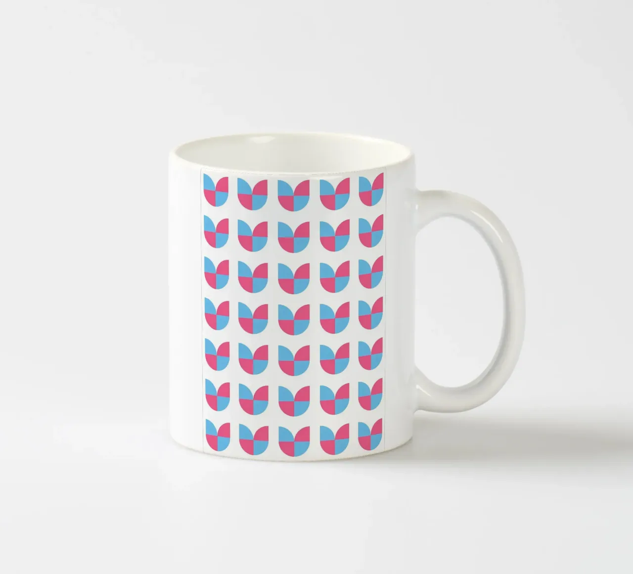 Fiori di tulipano retrò tazza in ceramica da diedrich