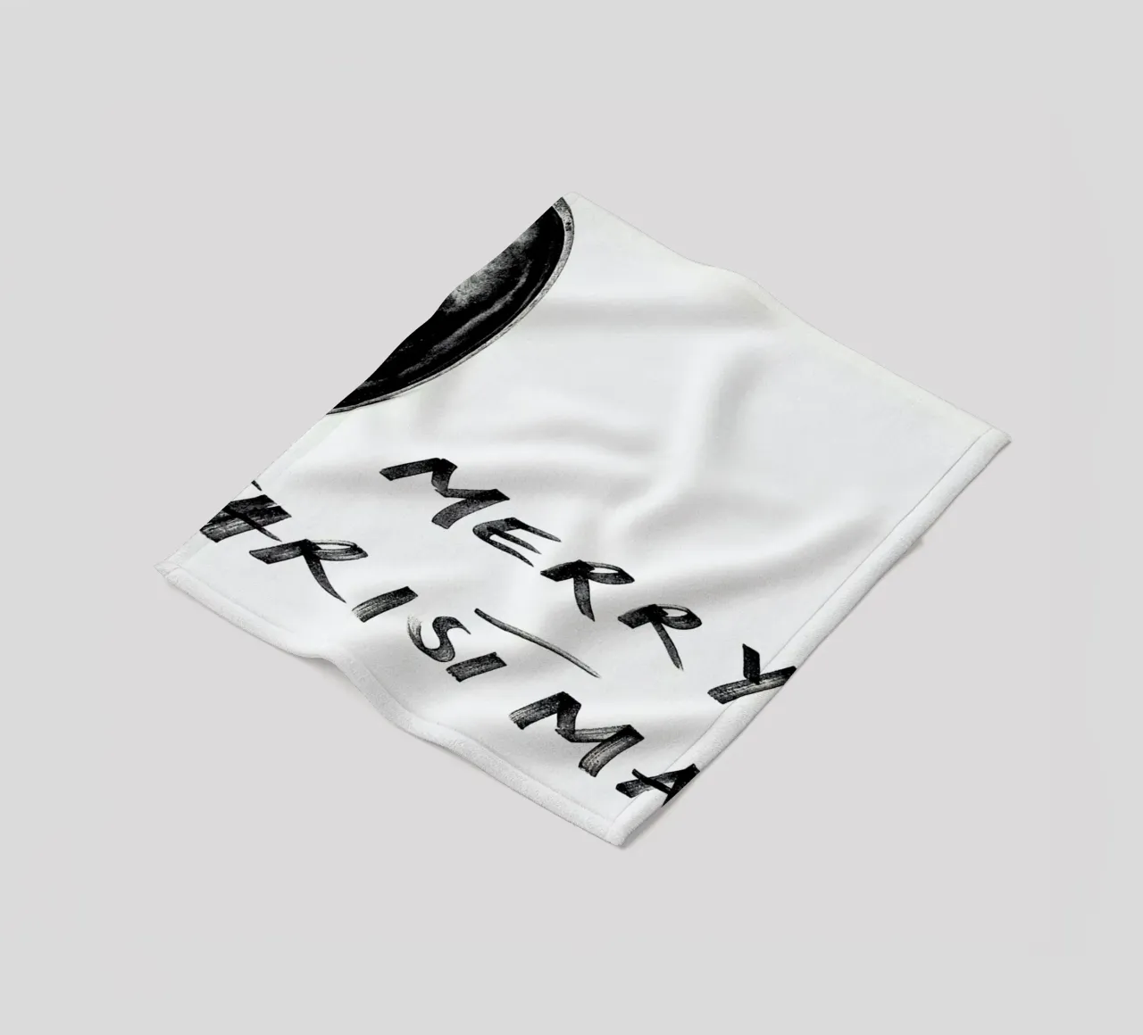 Merry Christmas fleece blanket by FRITSCH&FRITSCH